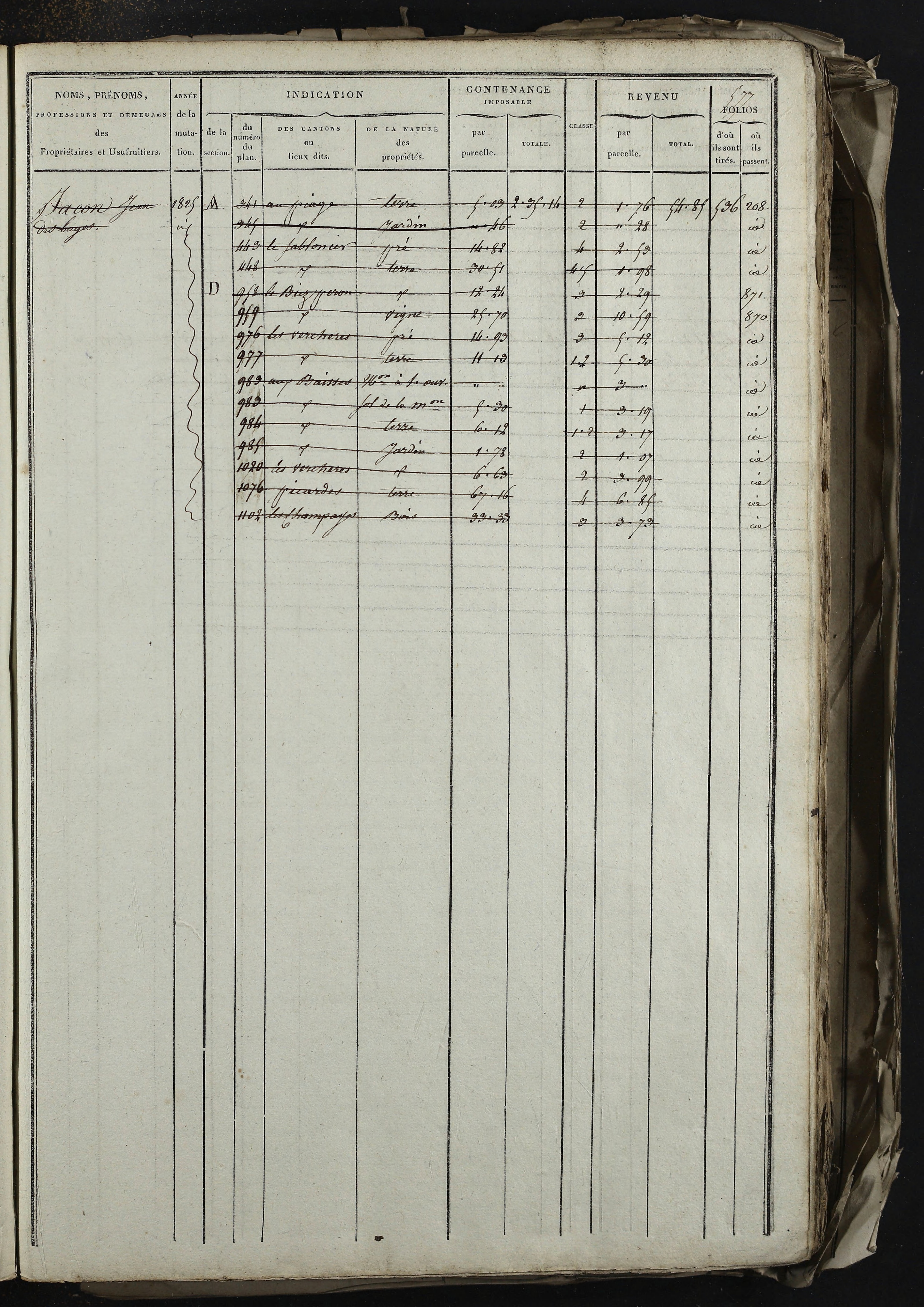 Relevant - 3 P 741 - 3 P 741 -  Folios 1 à 980  (1832-1846)