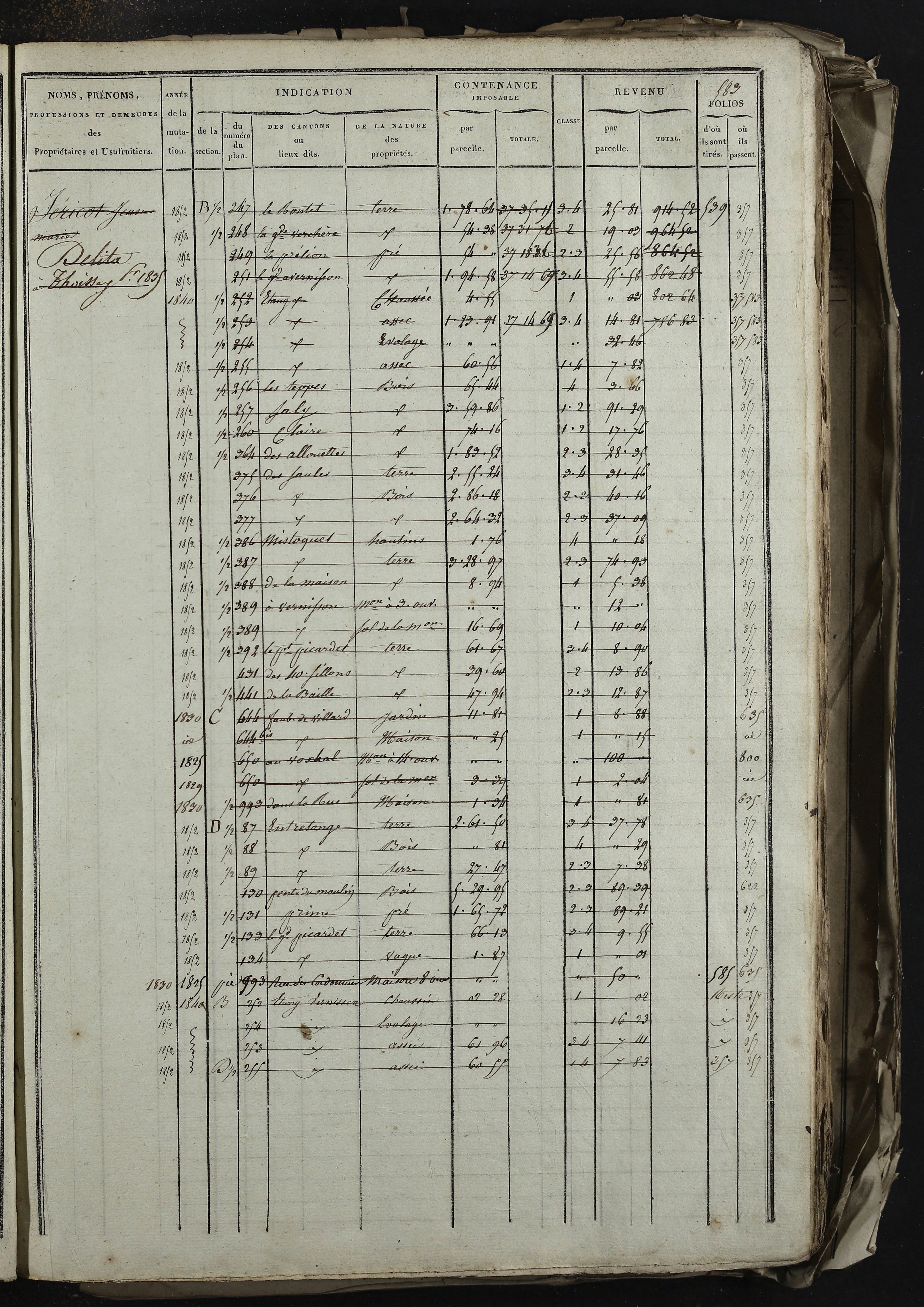 Relevant - 3 P 741 - 3 P 741 -  Folios 1 à 980  (1832-1846)
