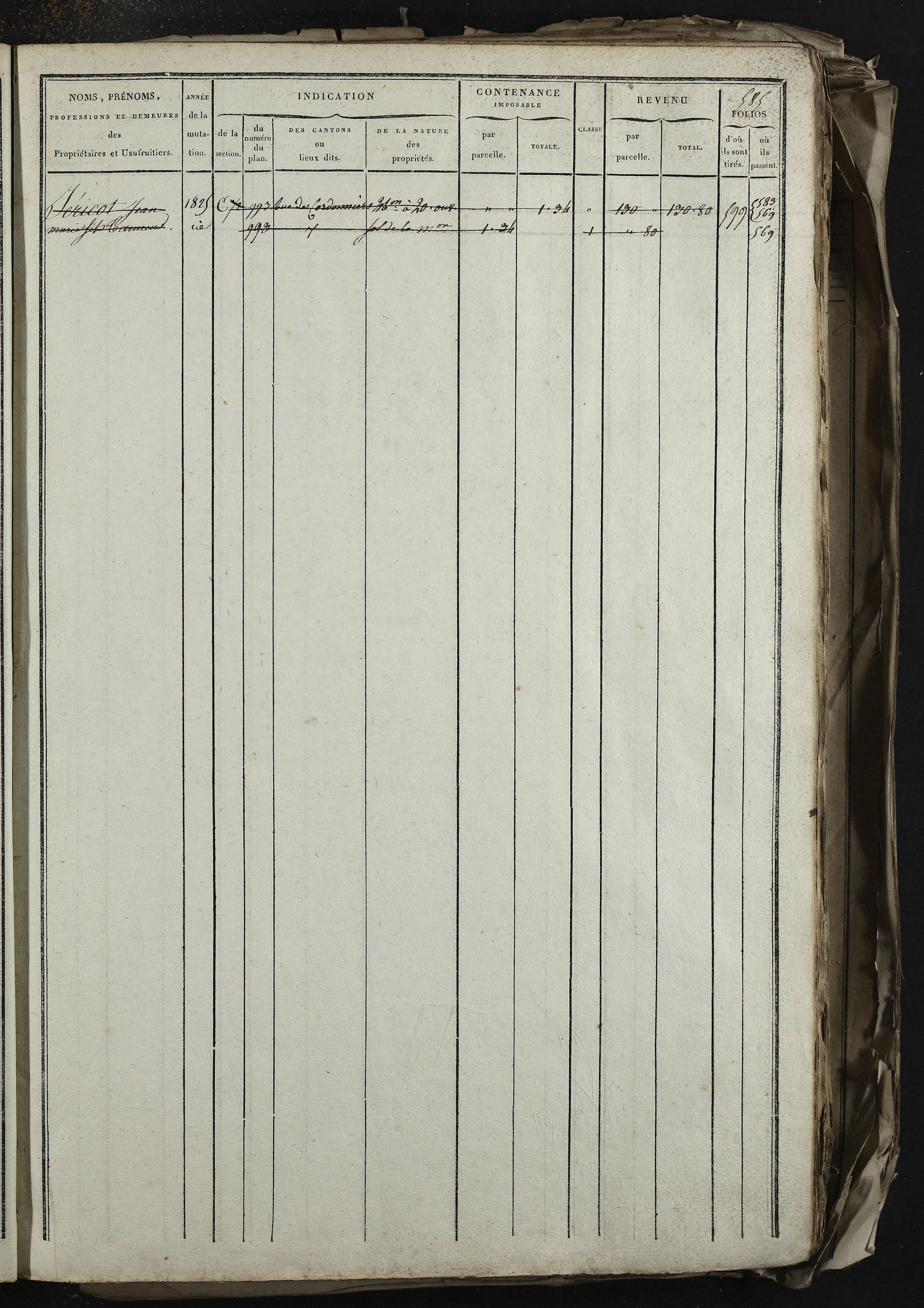 Relevant - 3 P 741 - 3 P 741 -  Folios 1 à 980  (1832-1846)