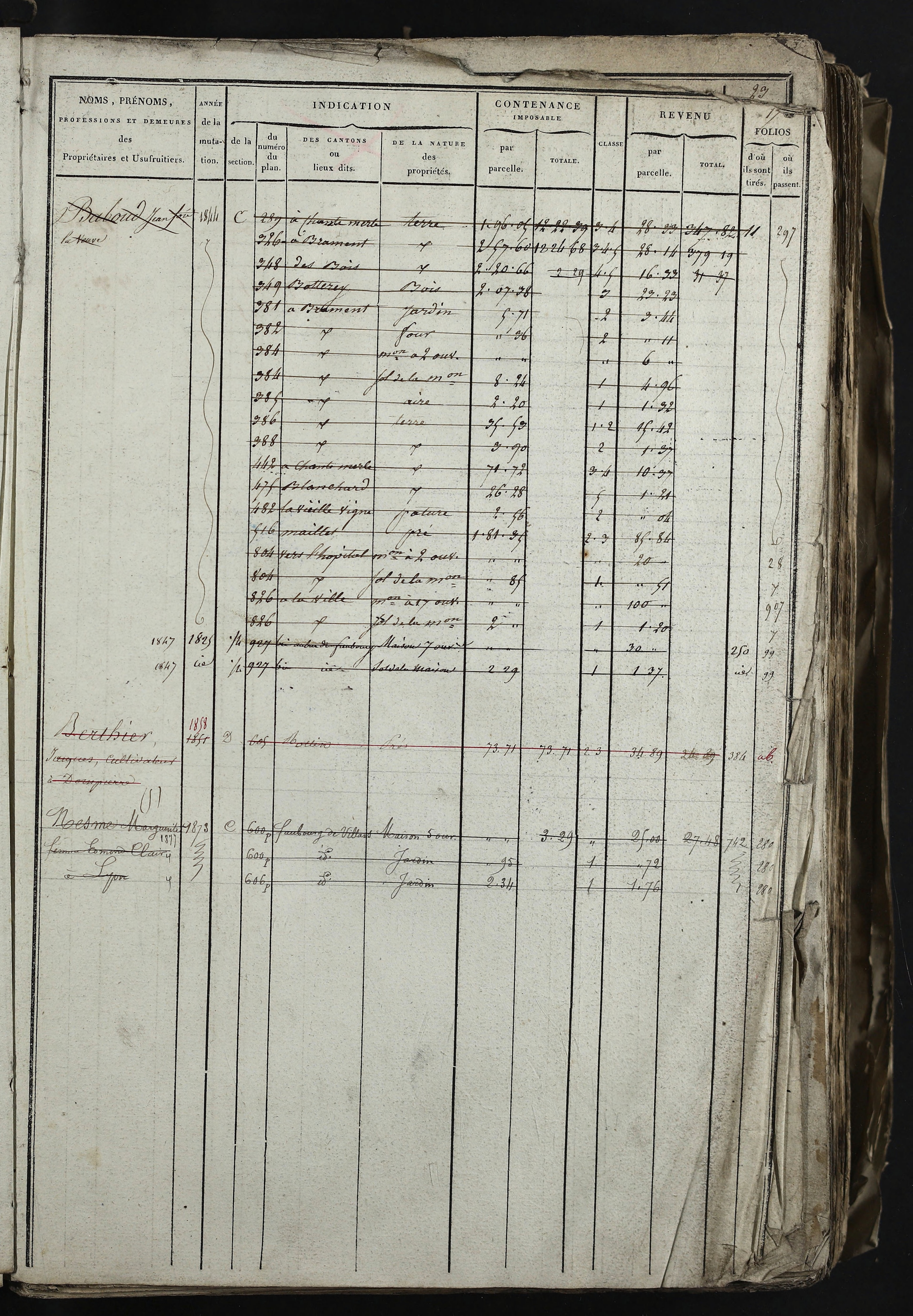 Relevant - 3 P 741 - 3 P 741 -  Folios 1 à 980  (1832-1846)
