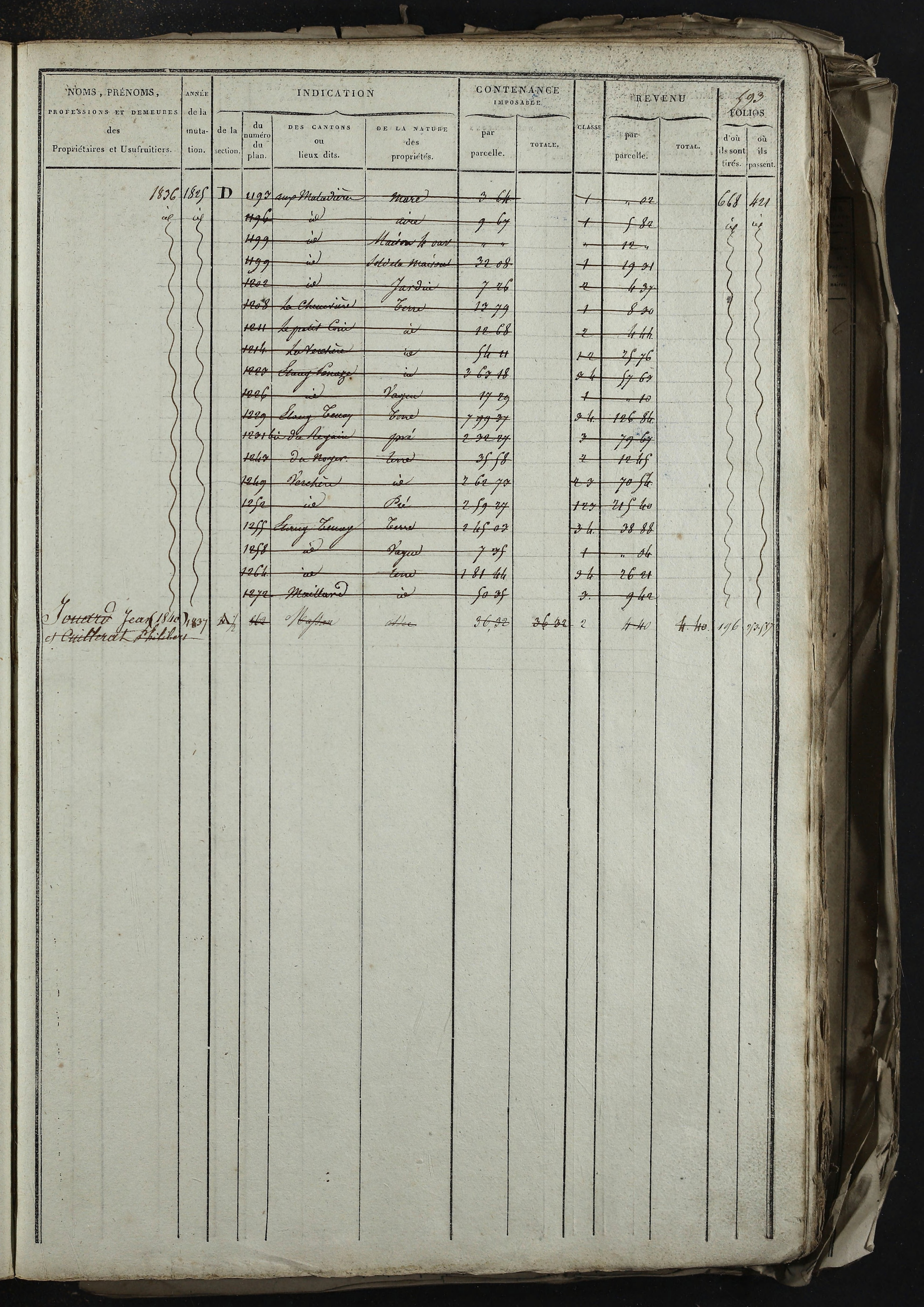 Relevant - 3 P 741 - 3 P 741 -  Folios 1 à 980  (1832-1846)