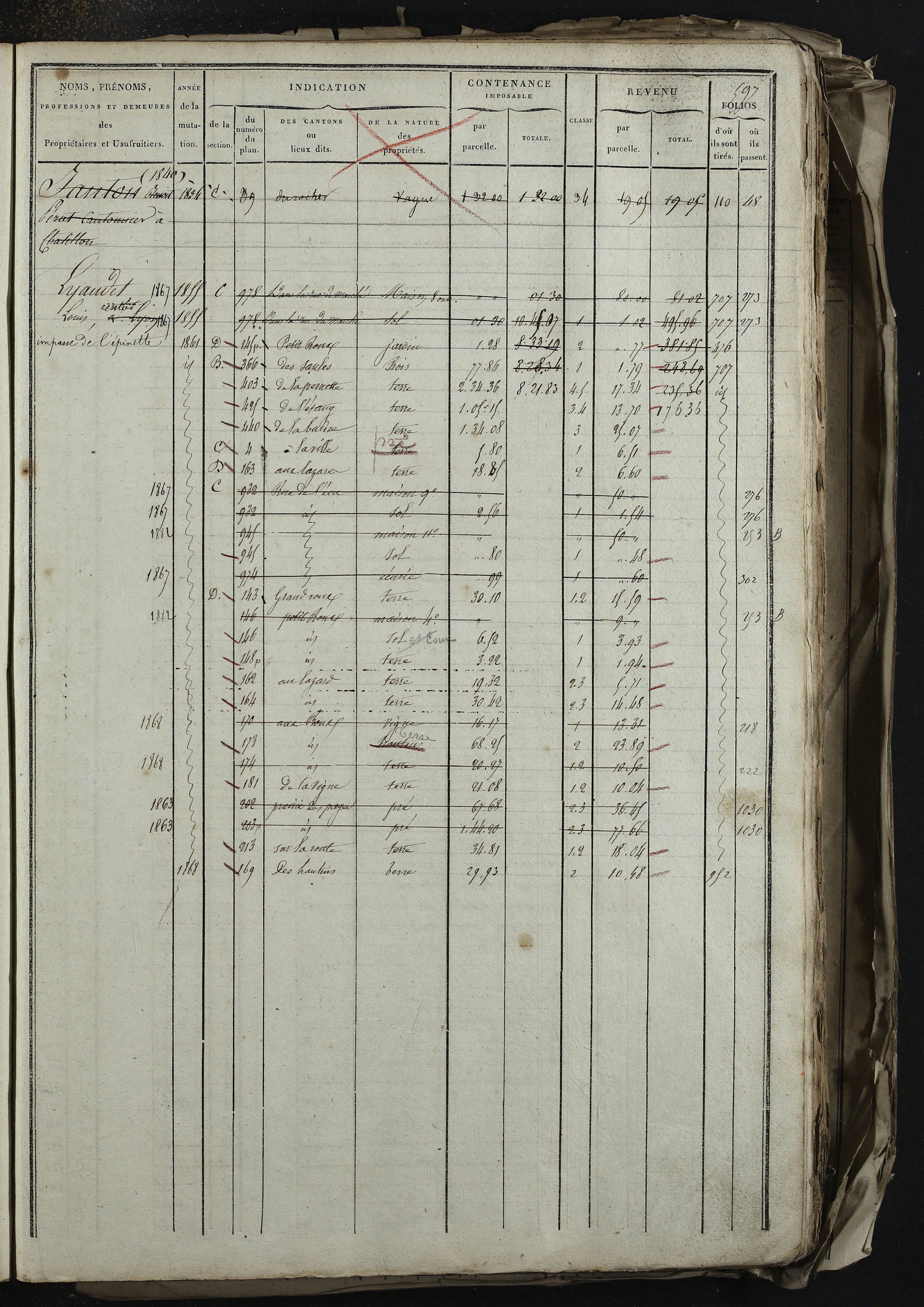 Relevant - 3 P 741 - 3 P 741 -  Folios 1 à 980  (1832-1846)