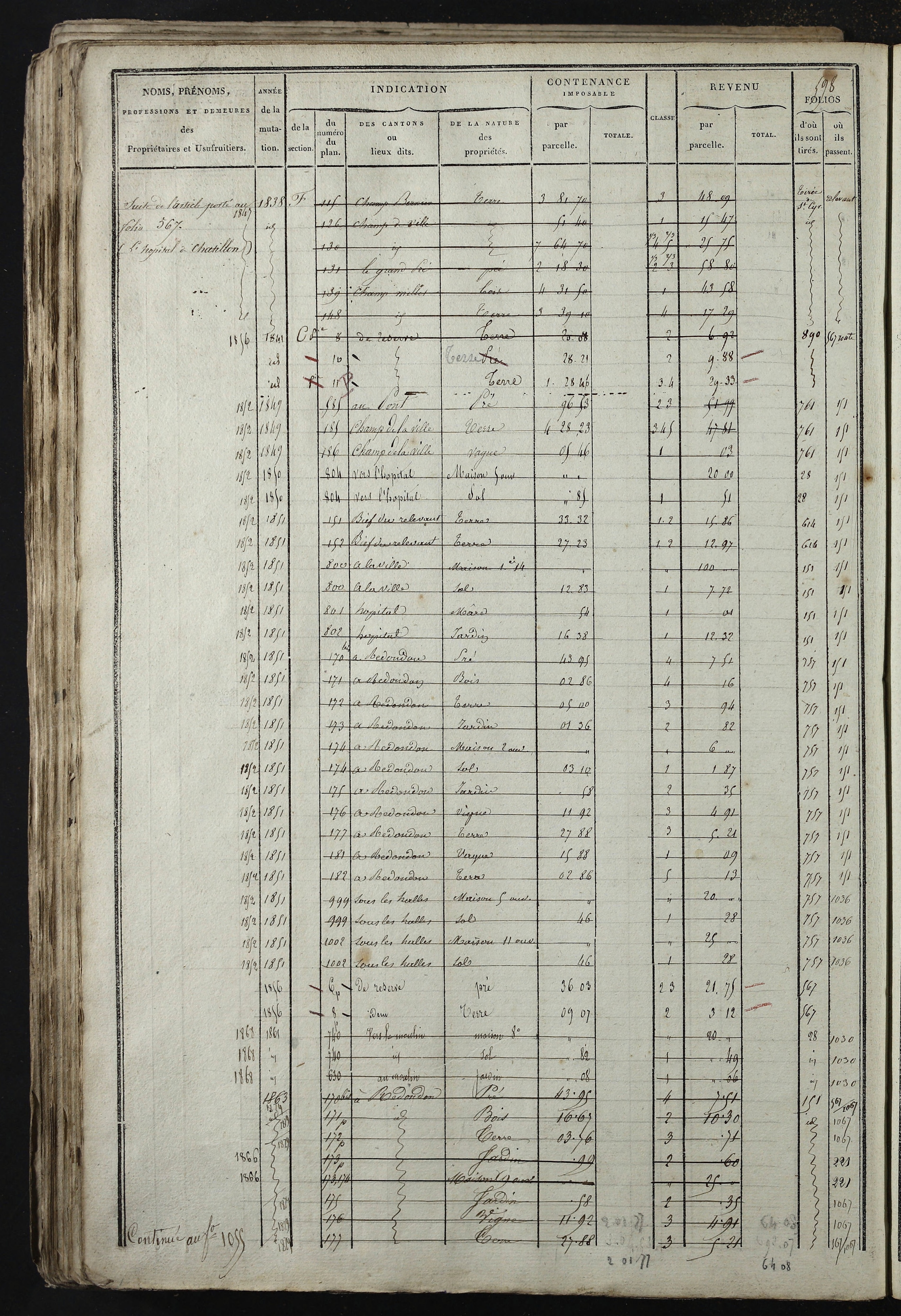 Relevant - 3 P 741 - 3 P 741 -  Folios 1 à 980  (1832-1846)