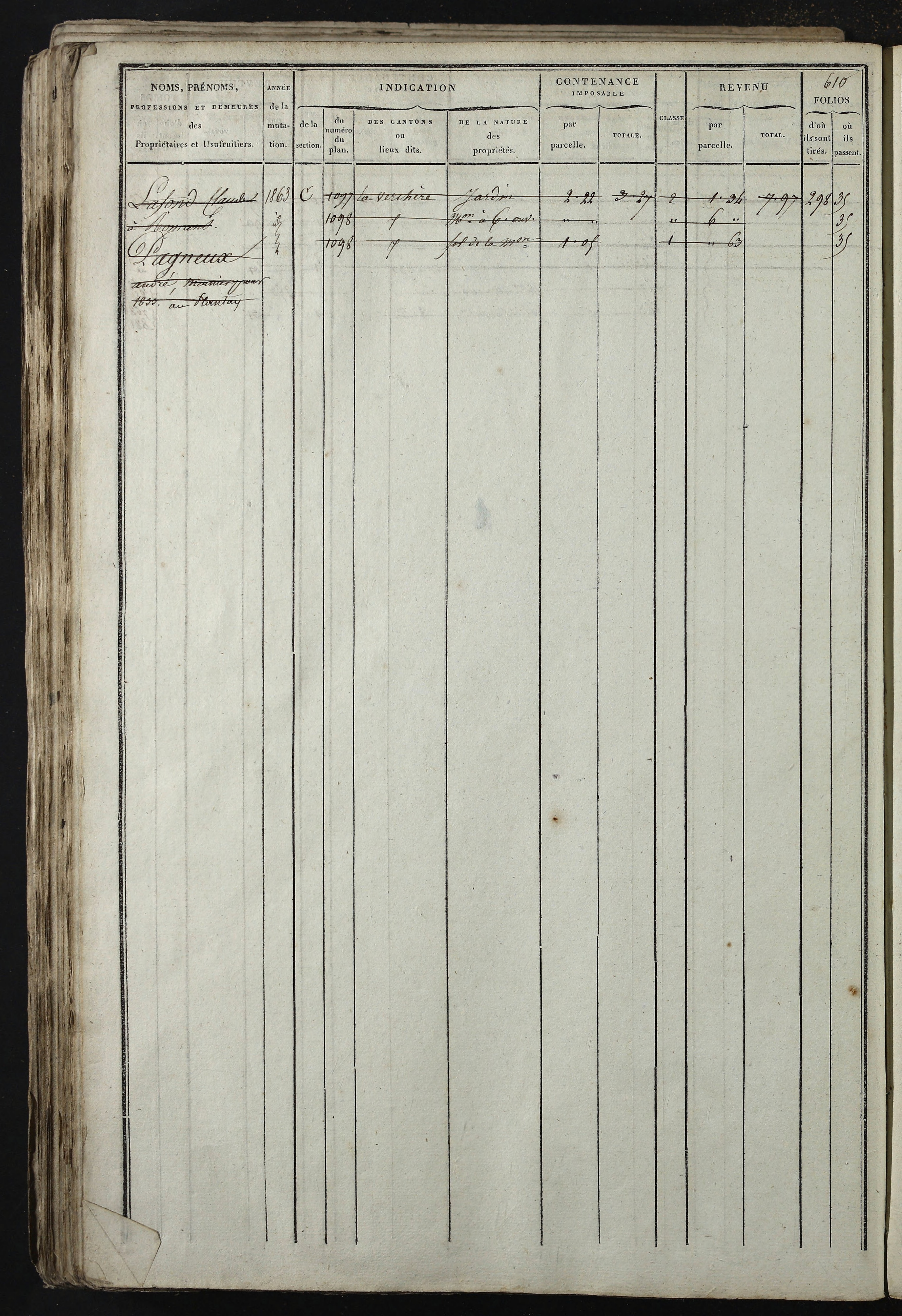 Relevant - 3 P 741 - 3 P 741 -  Folios 1 à 980  (1832-1846)