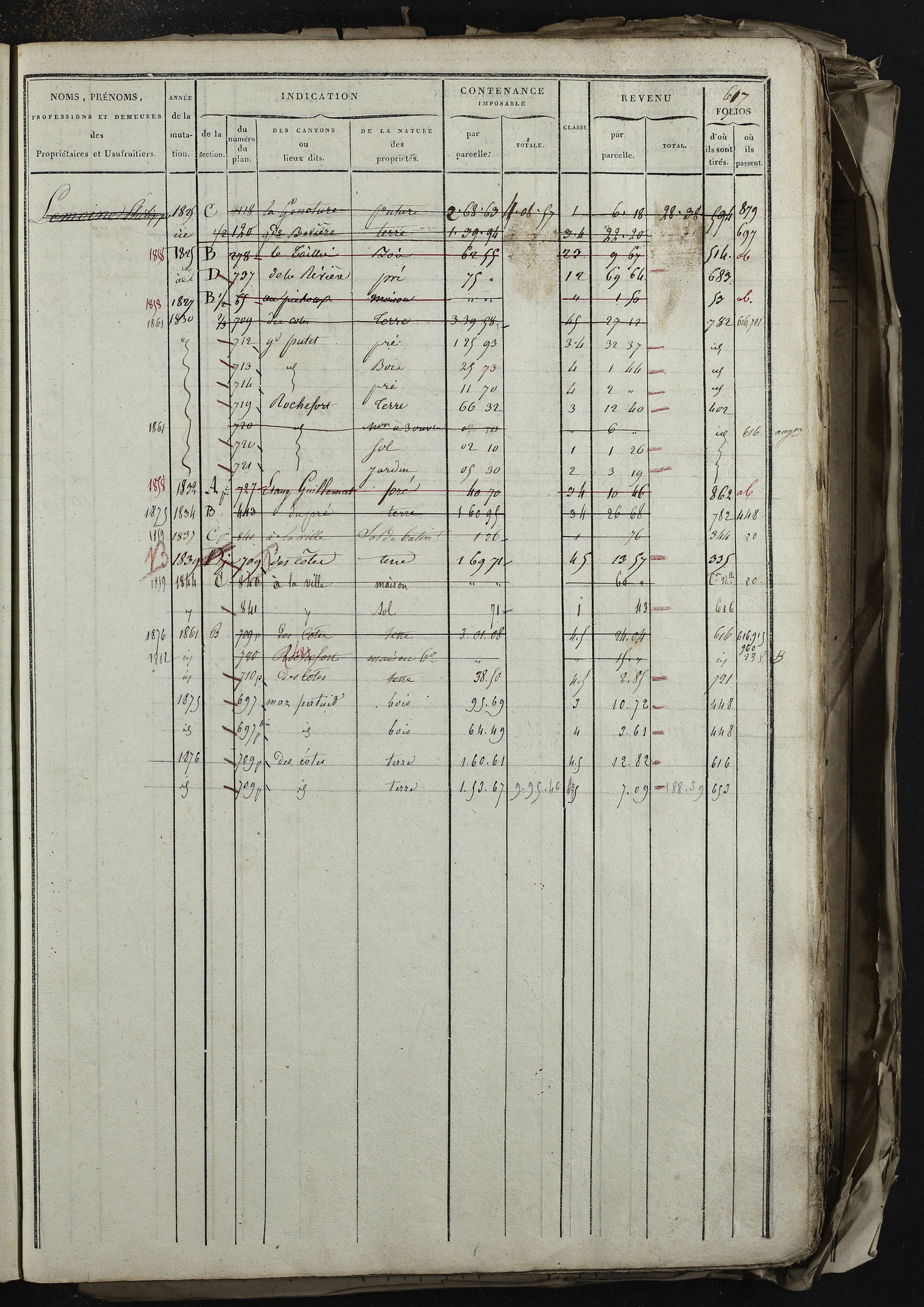 Relevant - 3 P 741 - 3 P 741 -  Folios 1 à 980  (1832-1846)