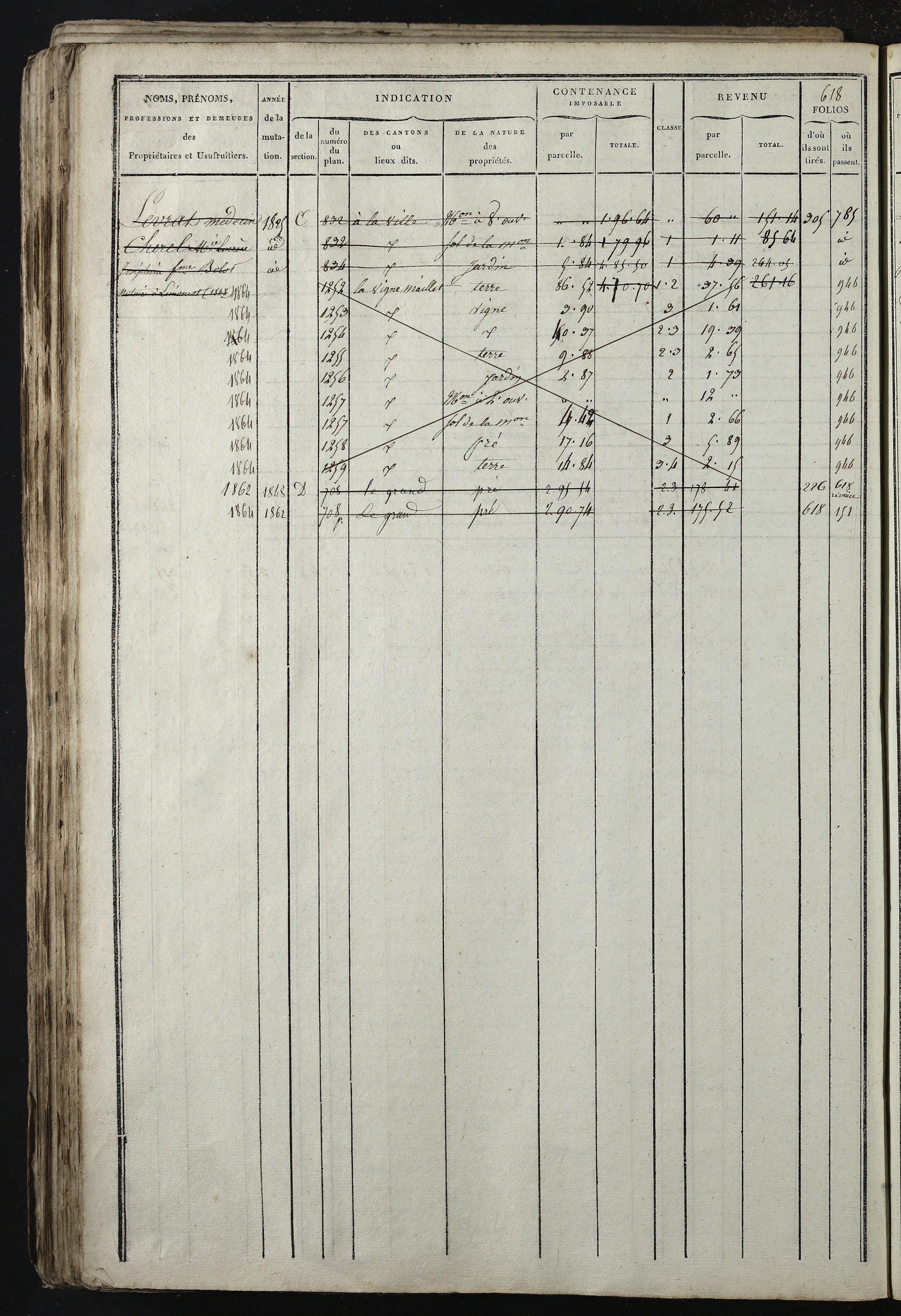 Relevant - 3 P 741 - 3 P 741 -  Folios 1 à 980  (1832-1846)