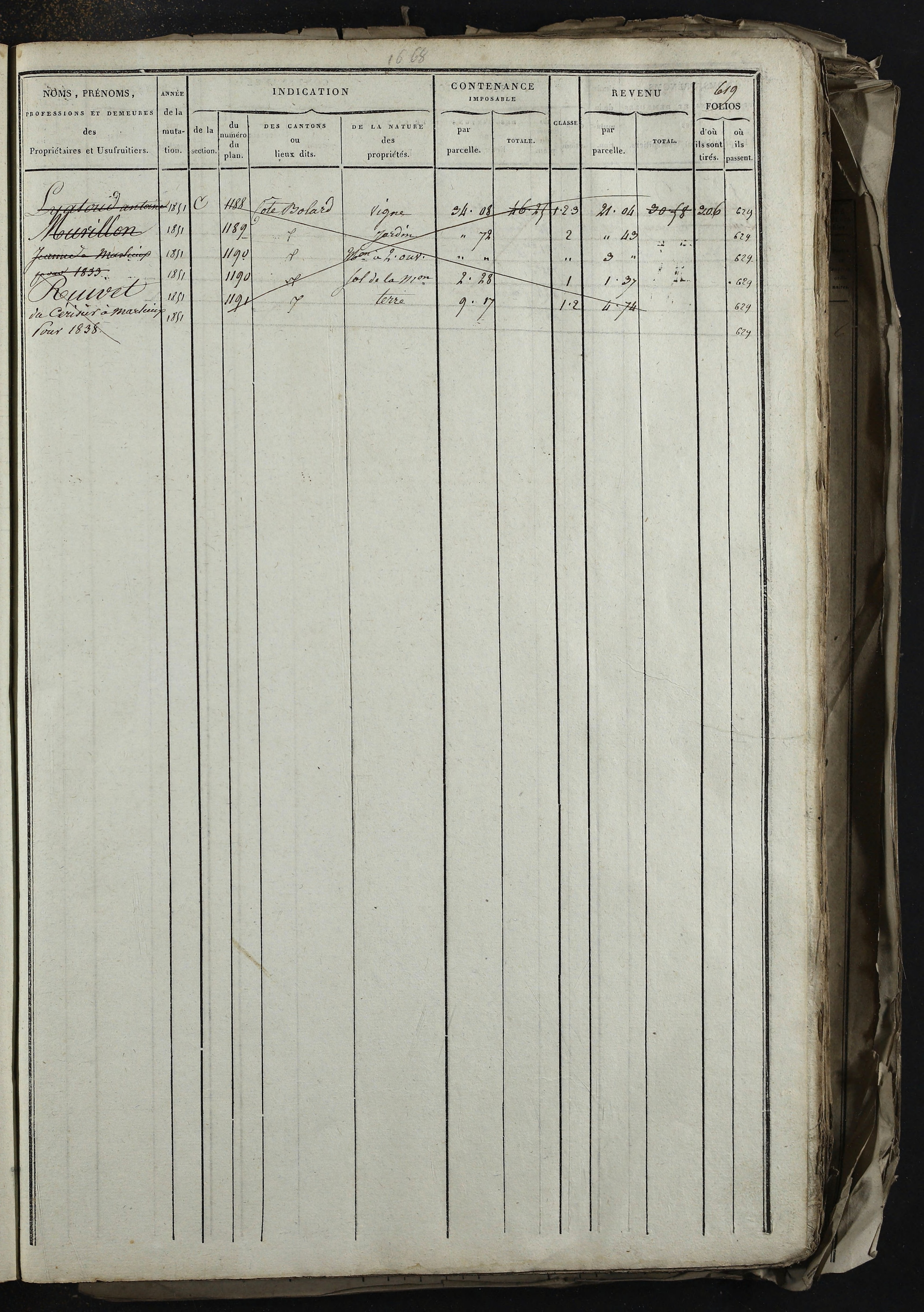Relevant - 3 P 741 - 3 P 741 -  Folios 1 à 980  (1832-1846)