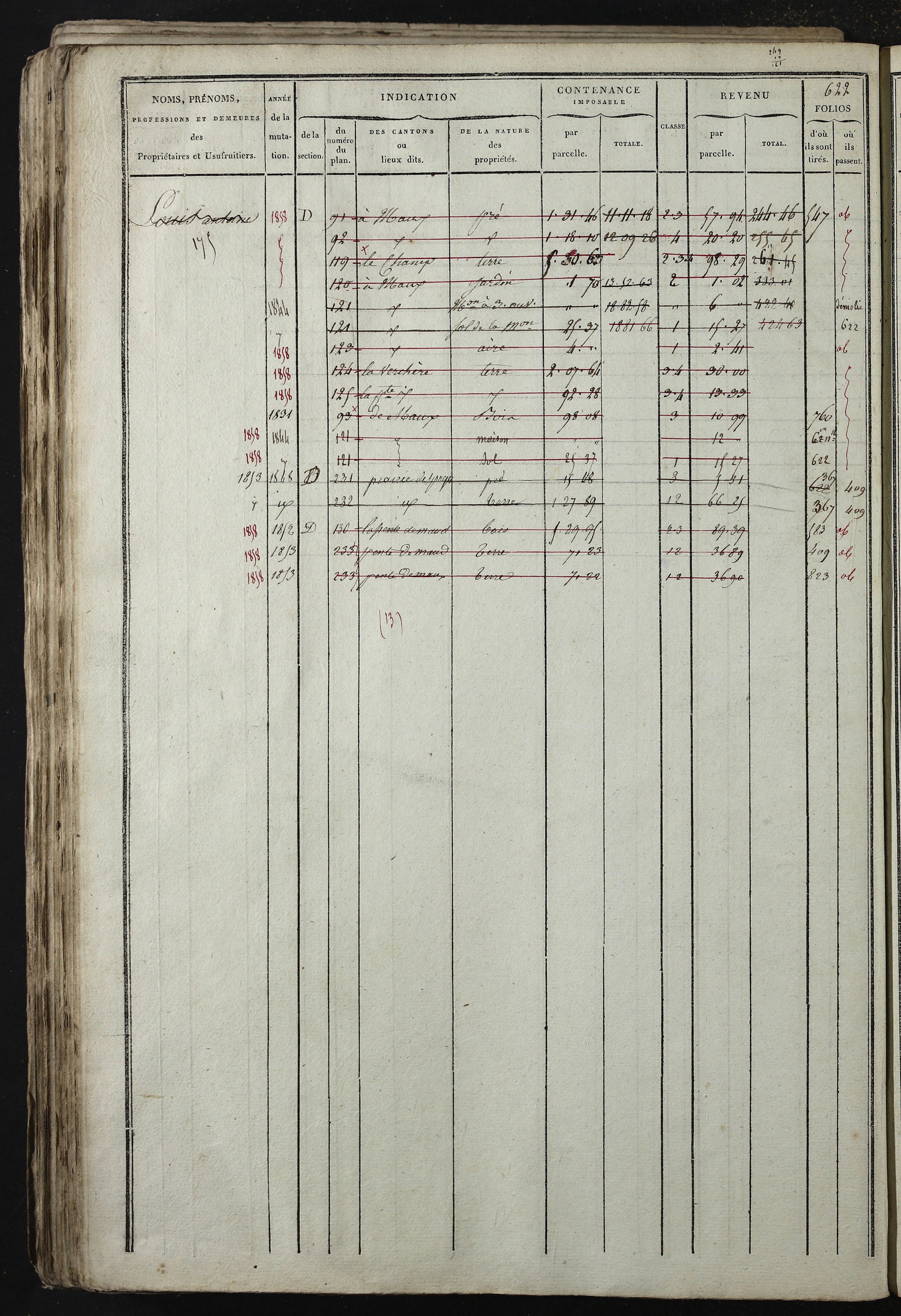 Relevant - 3 P 741 - 3 P 741 -  Folios 1 à 980  (1832-1846)