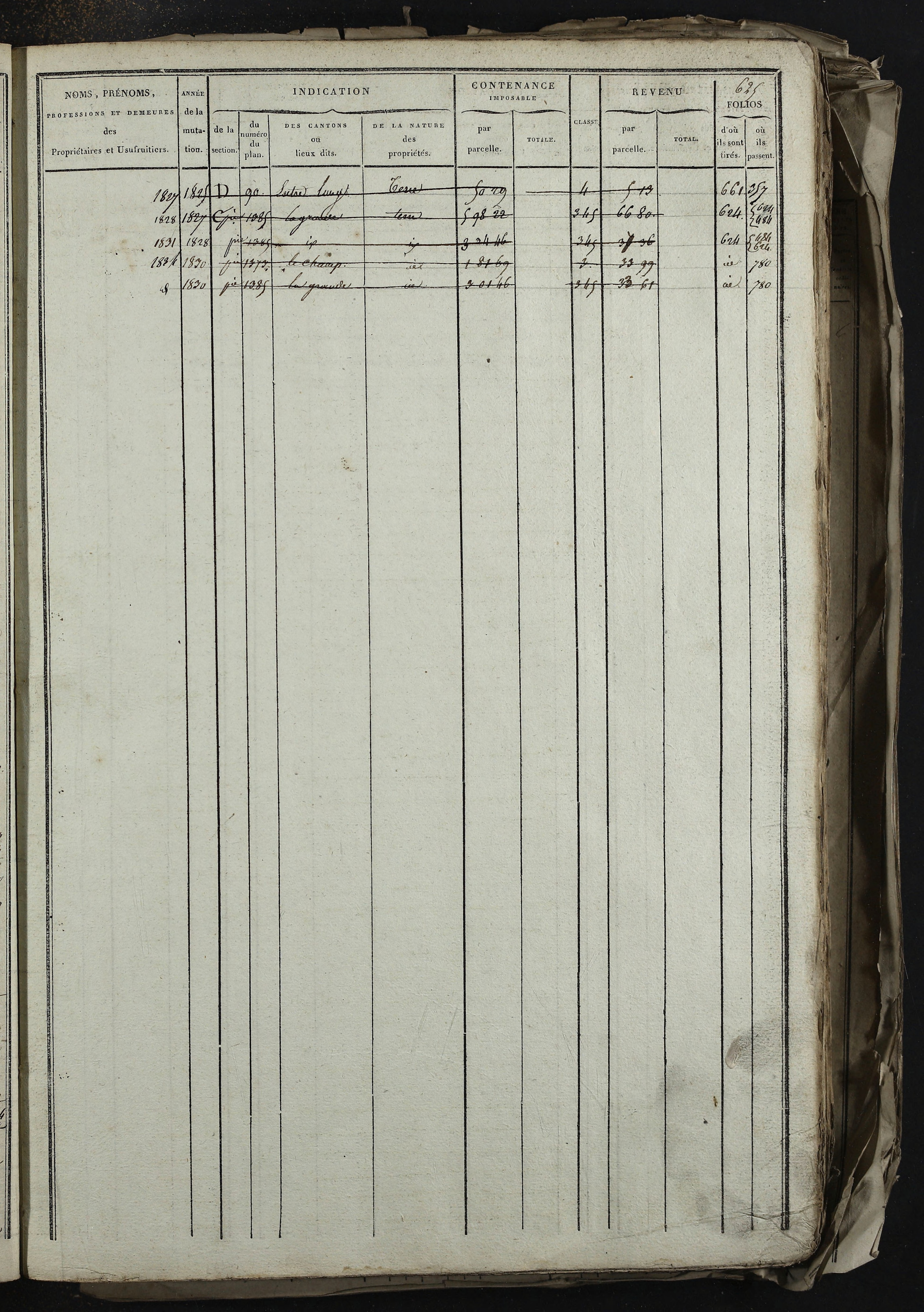 Relevant - 3 P 741 - 3 P 741 -  Folios 1 à 980  (1832-1846)