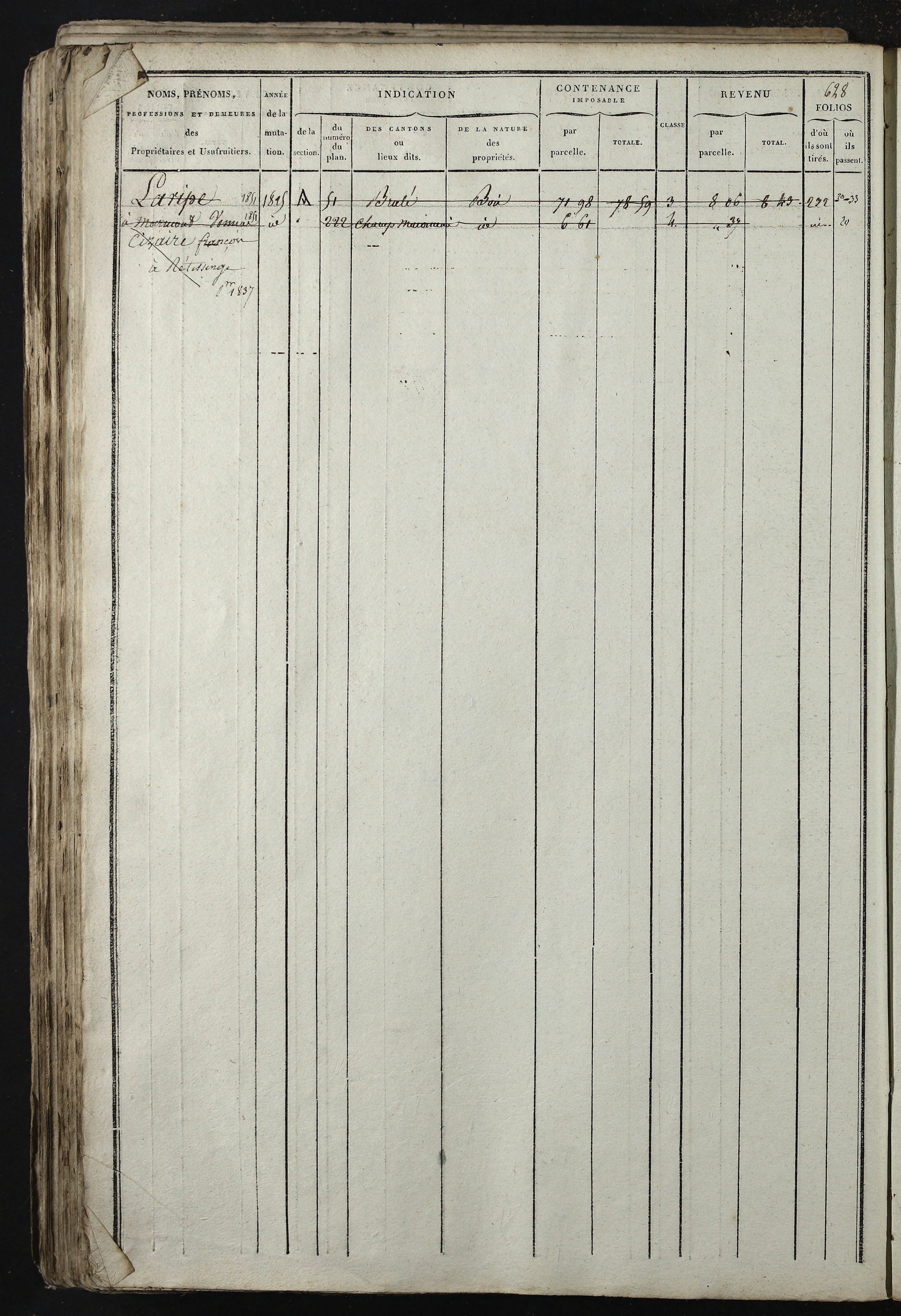 Relevant - 3 P 741 - 3 P 741 -  Folios 1 à 980  (1832-1846)