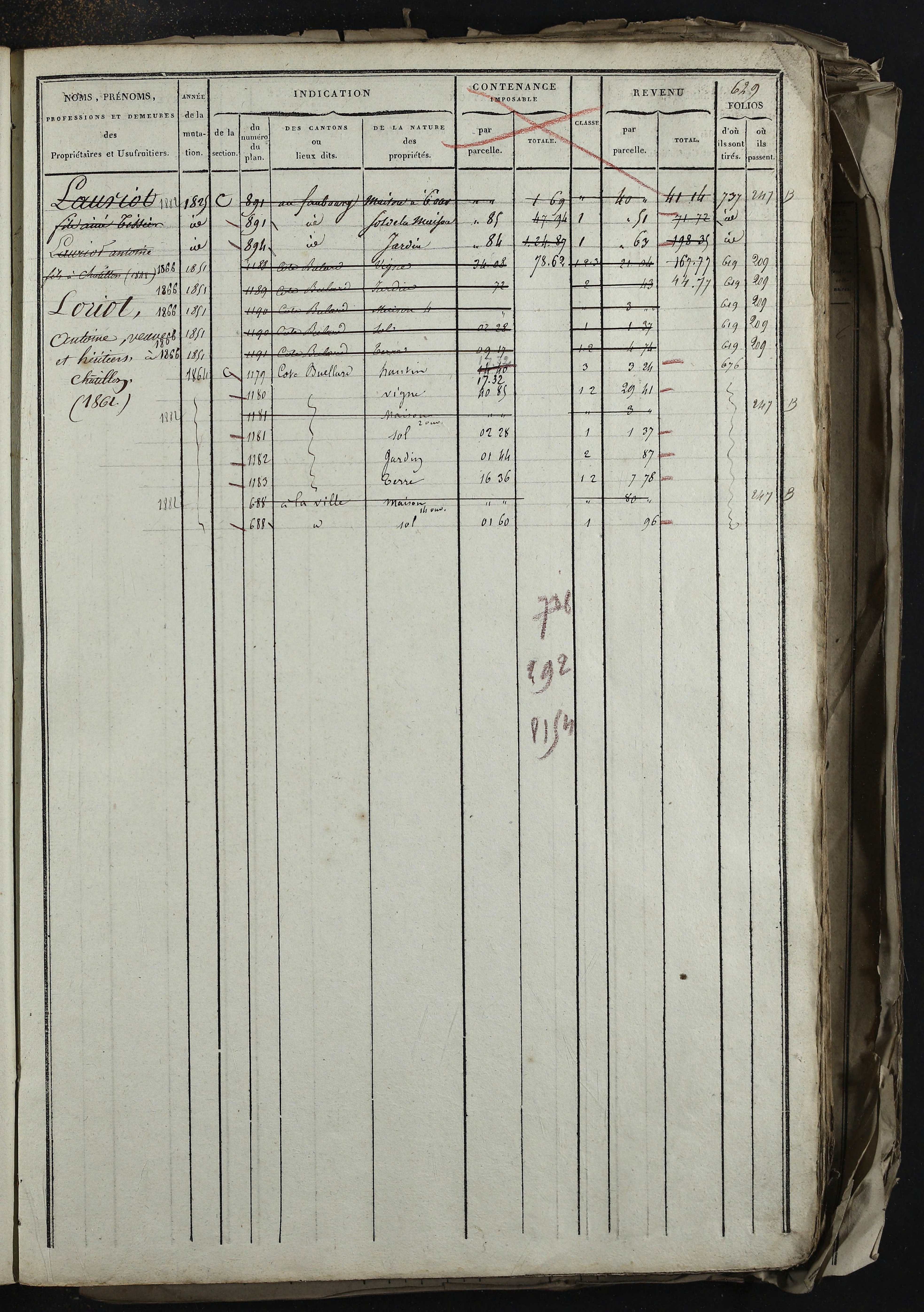 Relevant - 3 P 741 - 3 P 741 -  Folios 1 à 980  (1832-1846)
