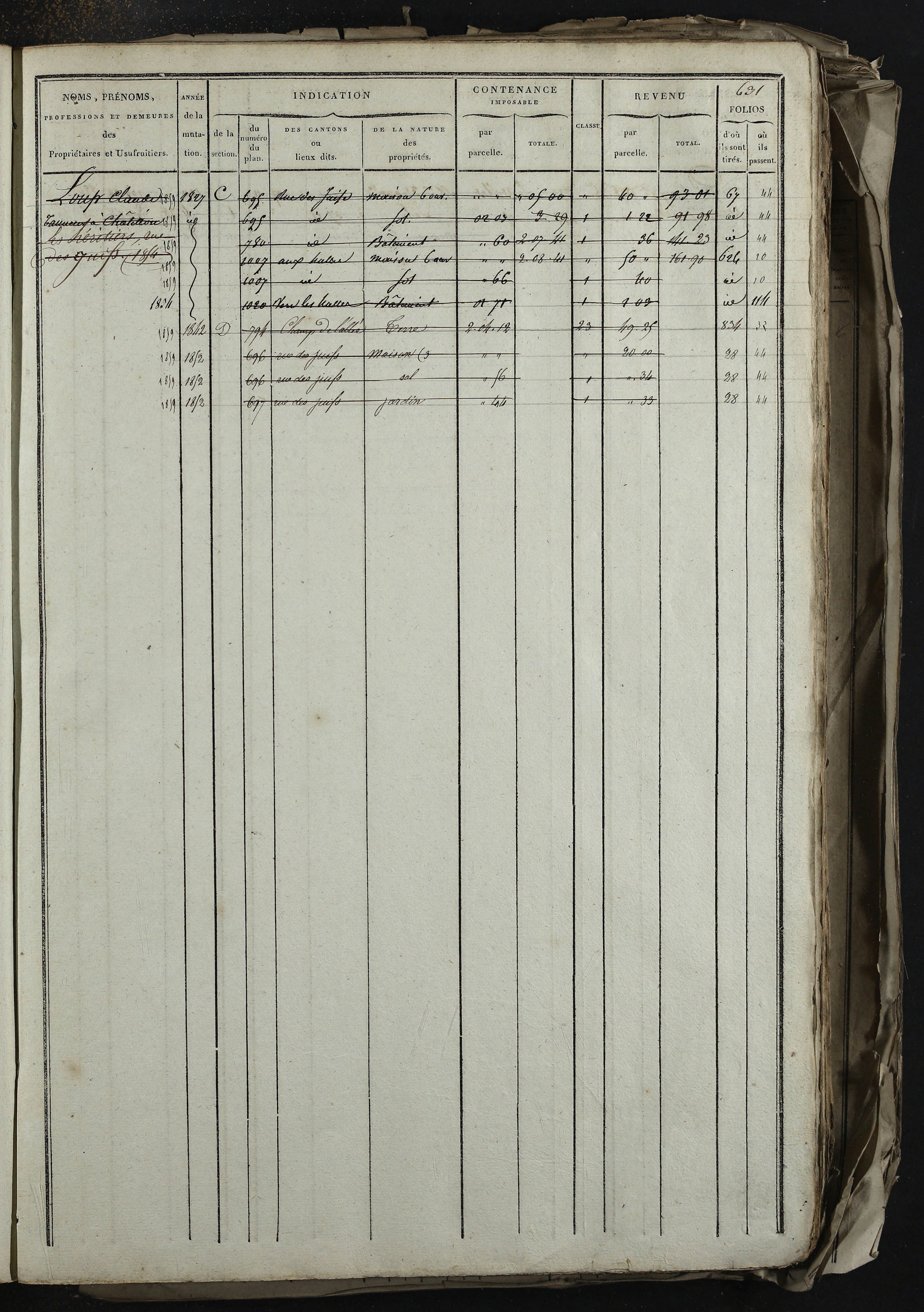 Relevant - 3 P 741 - 3 P 741 -  Folios 1 à 980  (1832-1846)