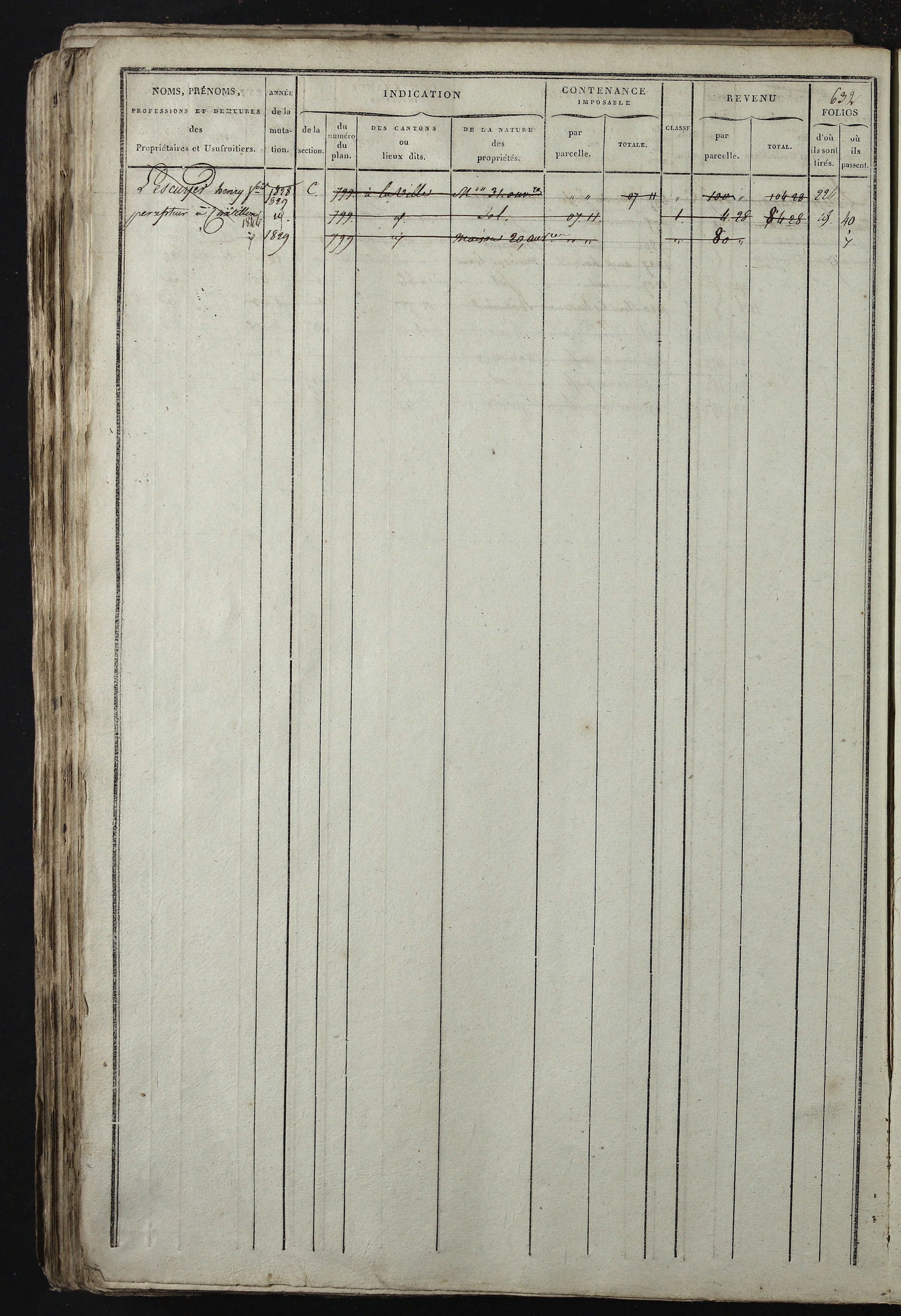 Relevant - 3 P 741 - 3 P 741 -  Folios 1 à 980  (1832-1846)