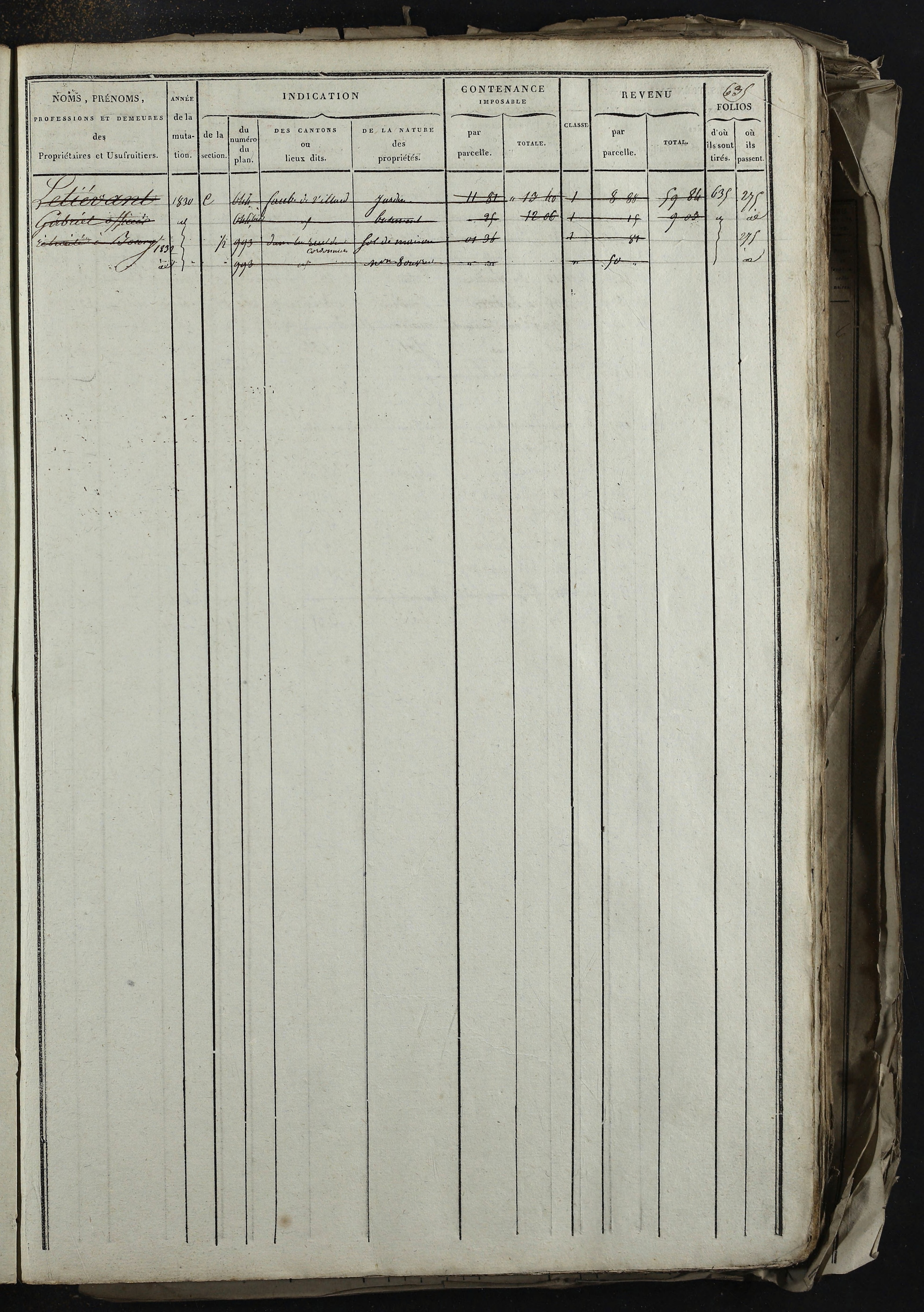 Relevant - 3 P 741 - 3 P 741 -  Folios 1 à 980  (1832-1846)