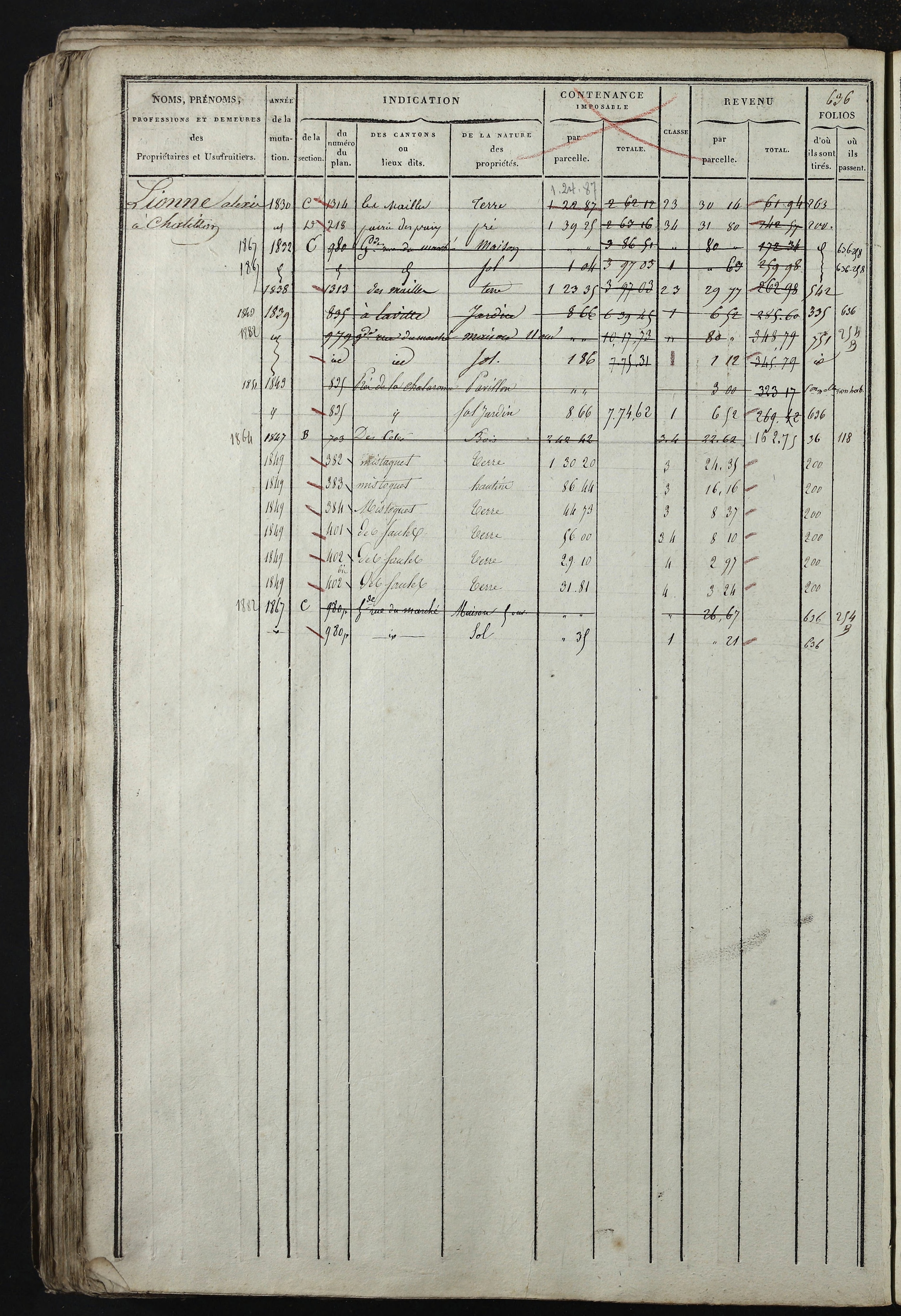 Relevant - 3 P 741 - 3 P 741 -  Folios 1 à 980  (1832-1846)