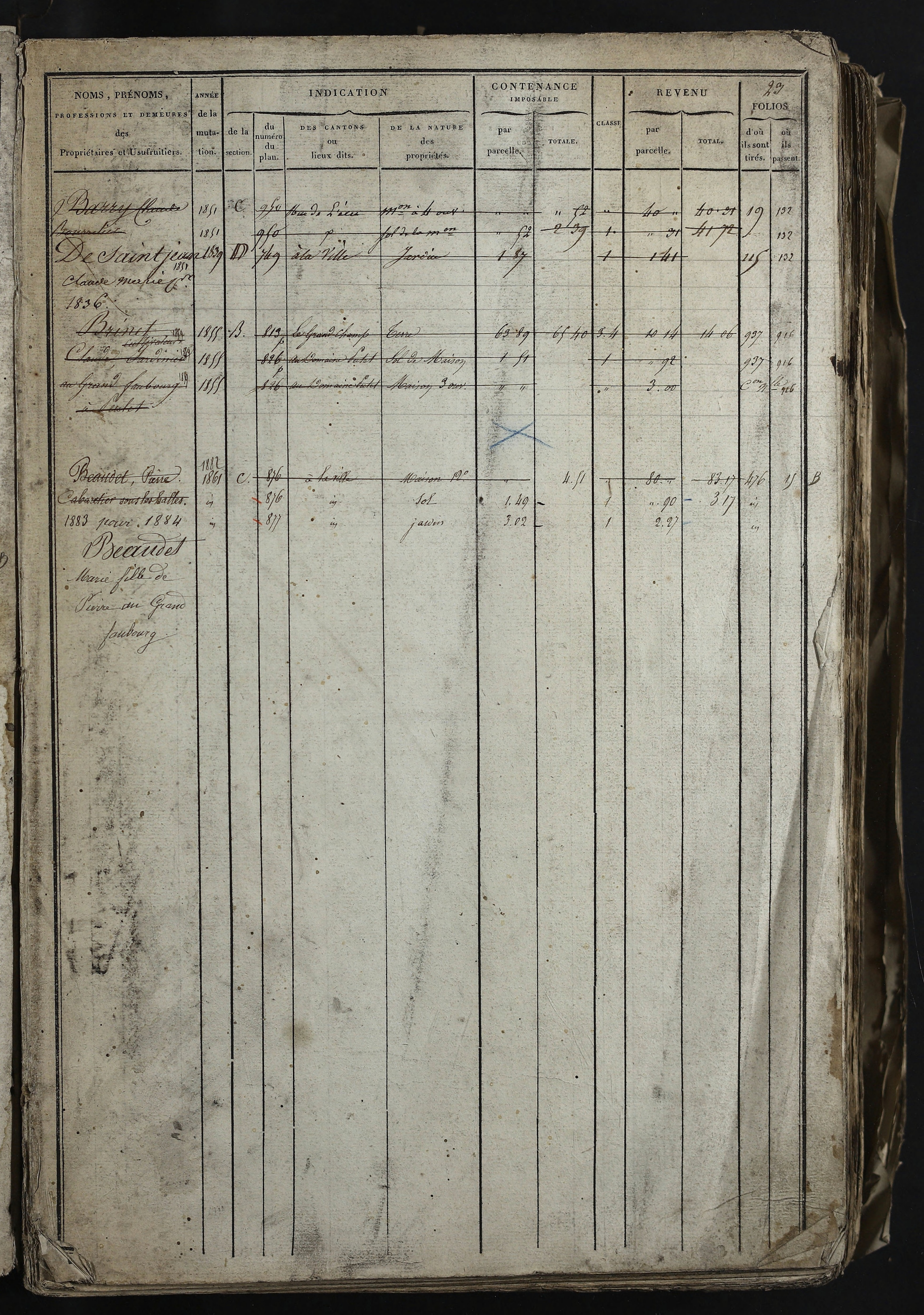Relevant - 3 P 741 - 3 P 741 -  Folios 1 à 980  (1832-1846)