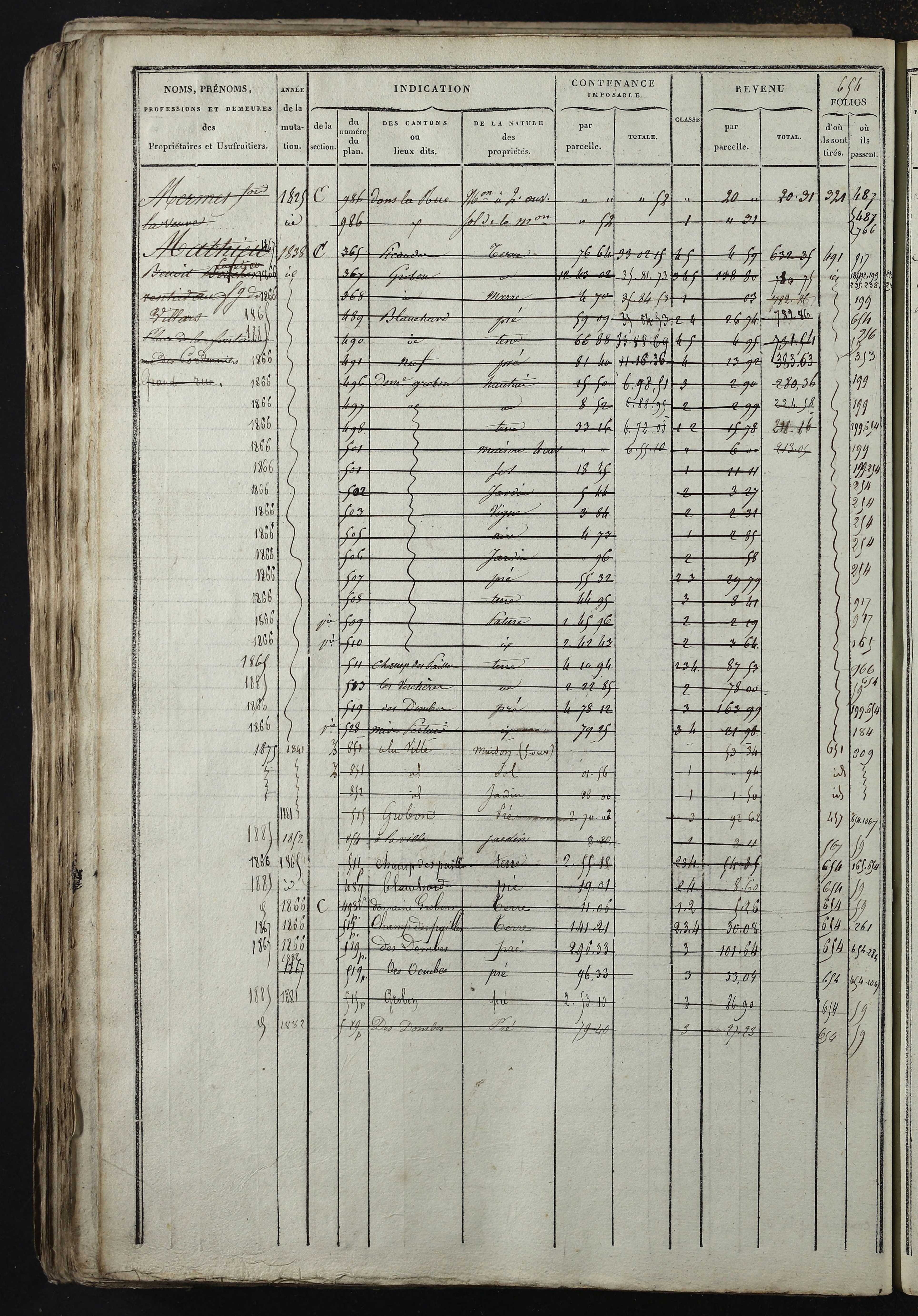Relevant - 3 P 741 - 3 P 741 -  Folios 1 à 980  (1832-1846)