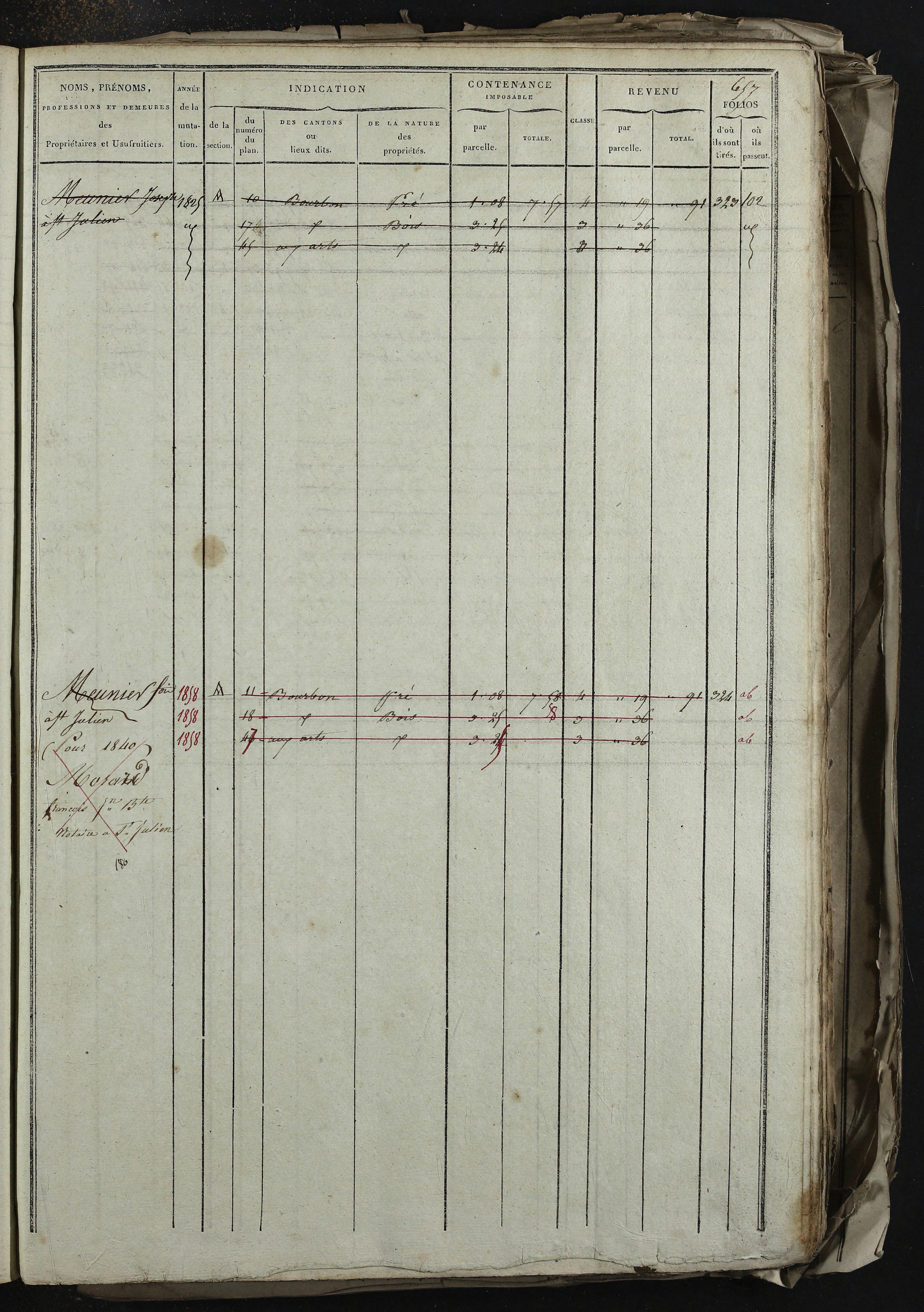 Relevant - 3 P 741 - 3 P 741 -  Folios 1 à 980  (1832-1846)
