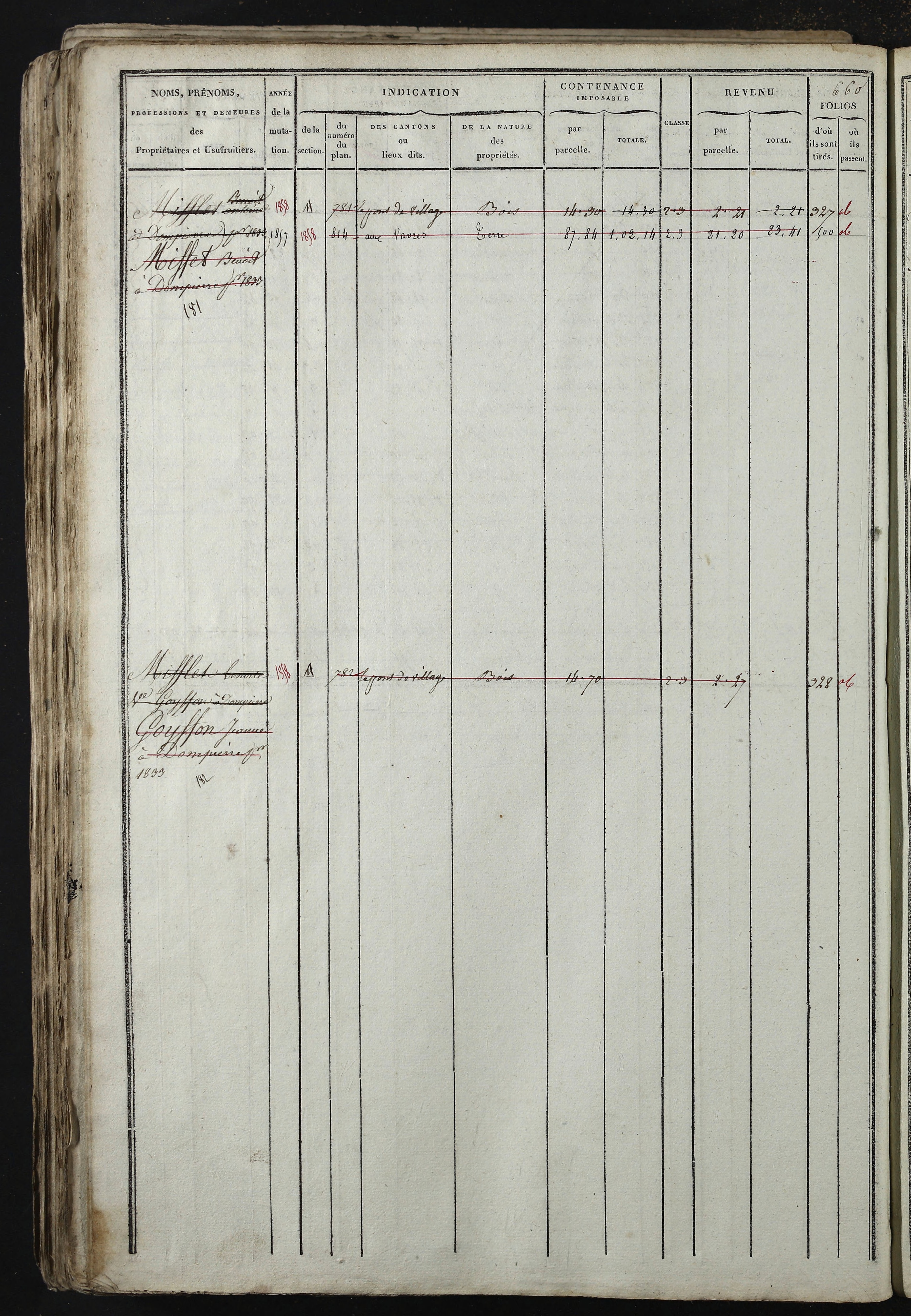 Relevant - 3 P 741 - 3 P 741 -  Folios 1 à 980  (1832-1846)