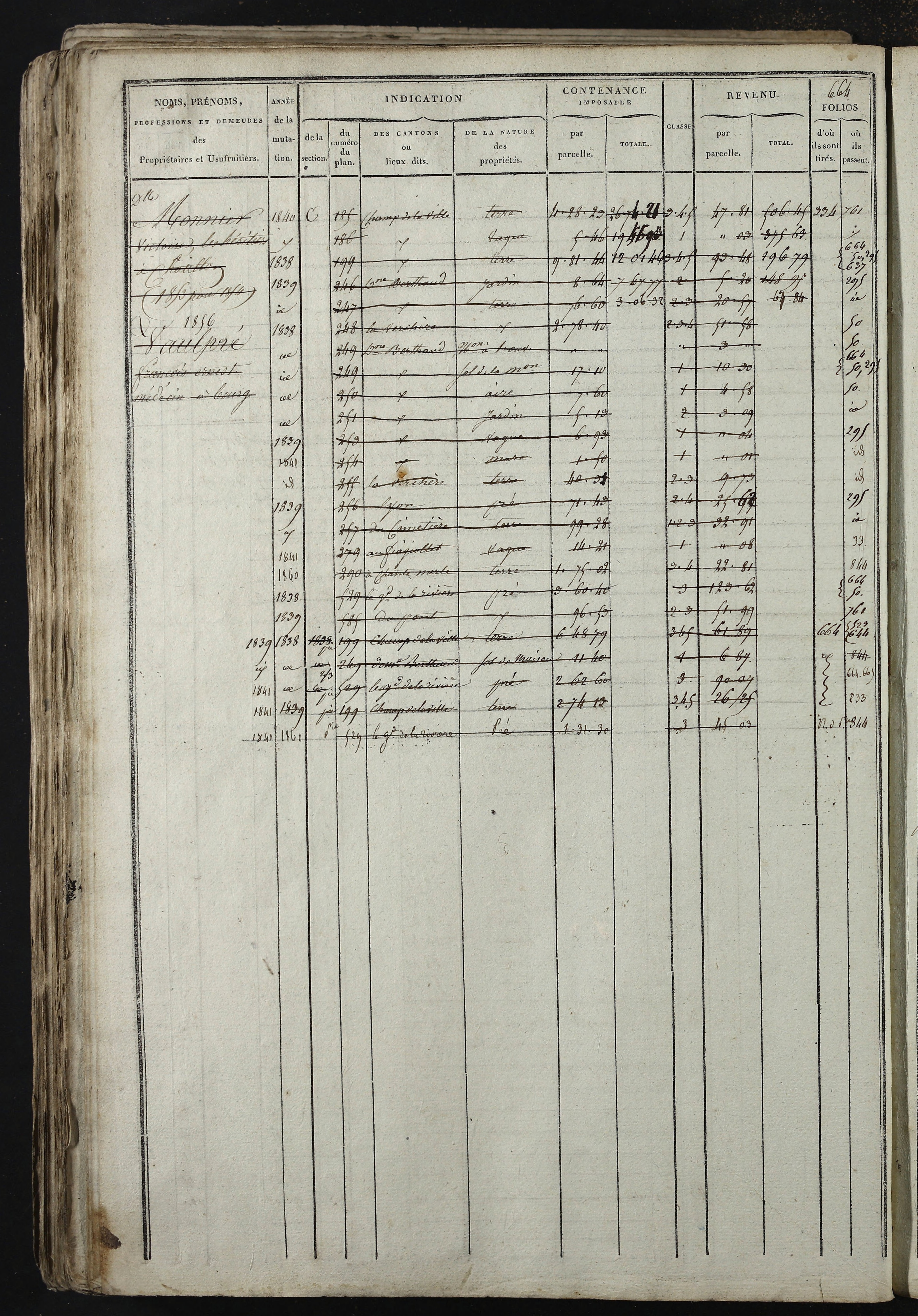 Relevant - 3 P 741 - 3 P 741 -  Folios 1 à 980  (1832-1846)