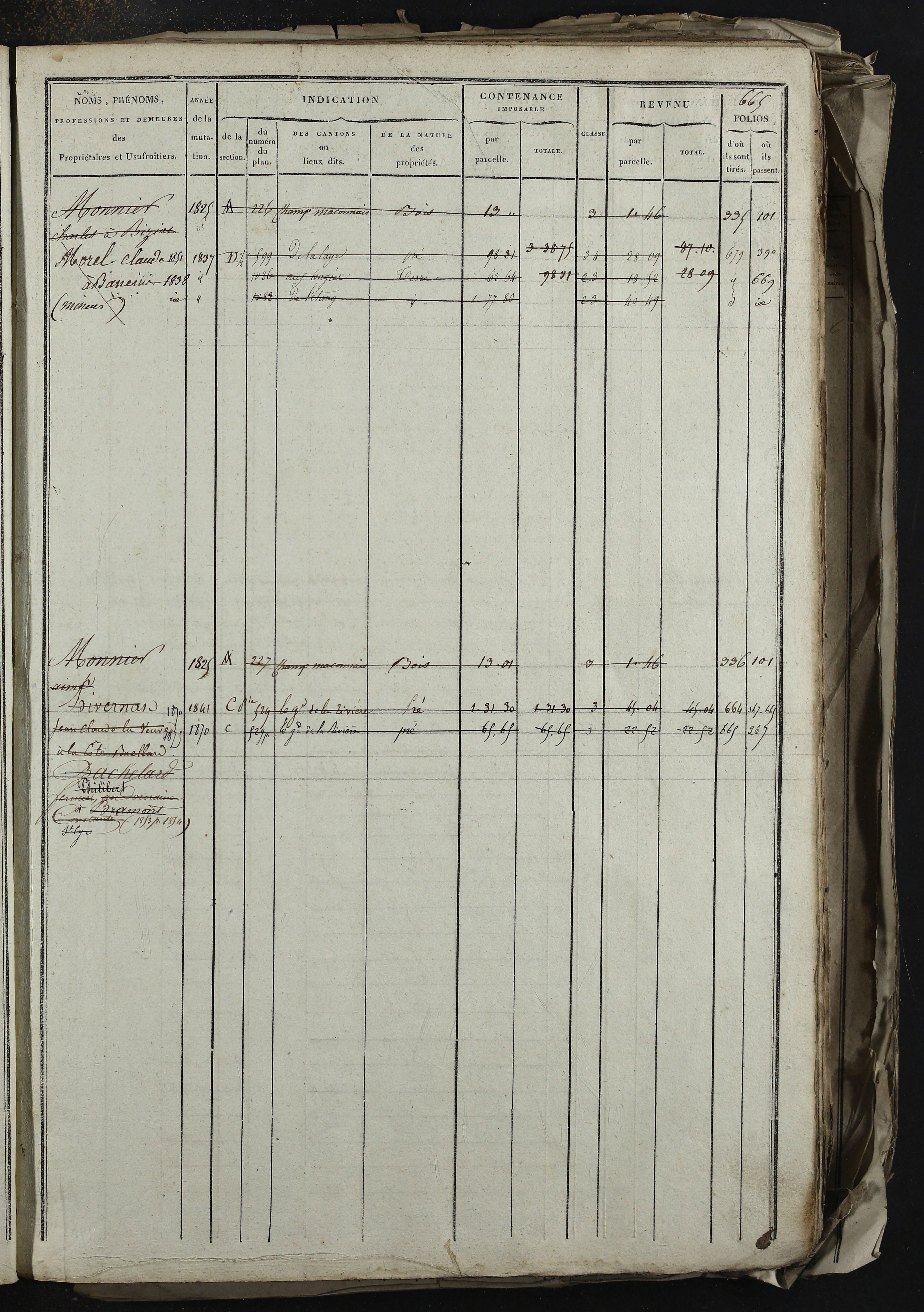 Relevant - 3 P 741 - 3 P 741 -  Folios 1 à 980  (1832-1846)
