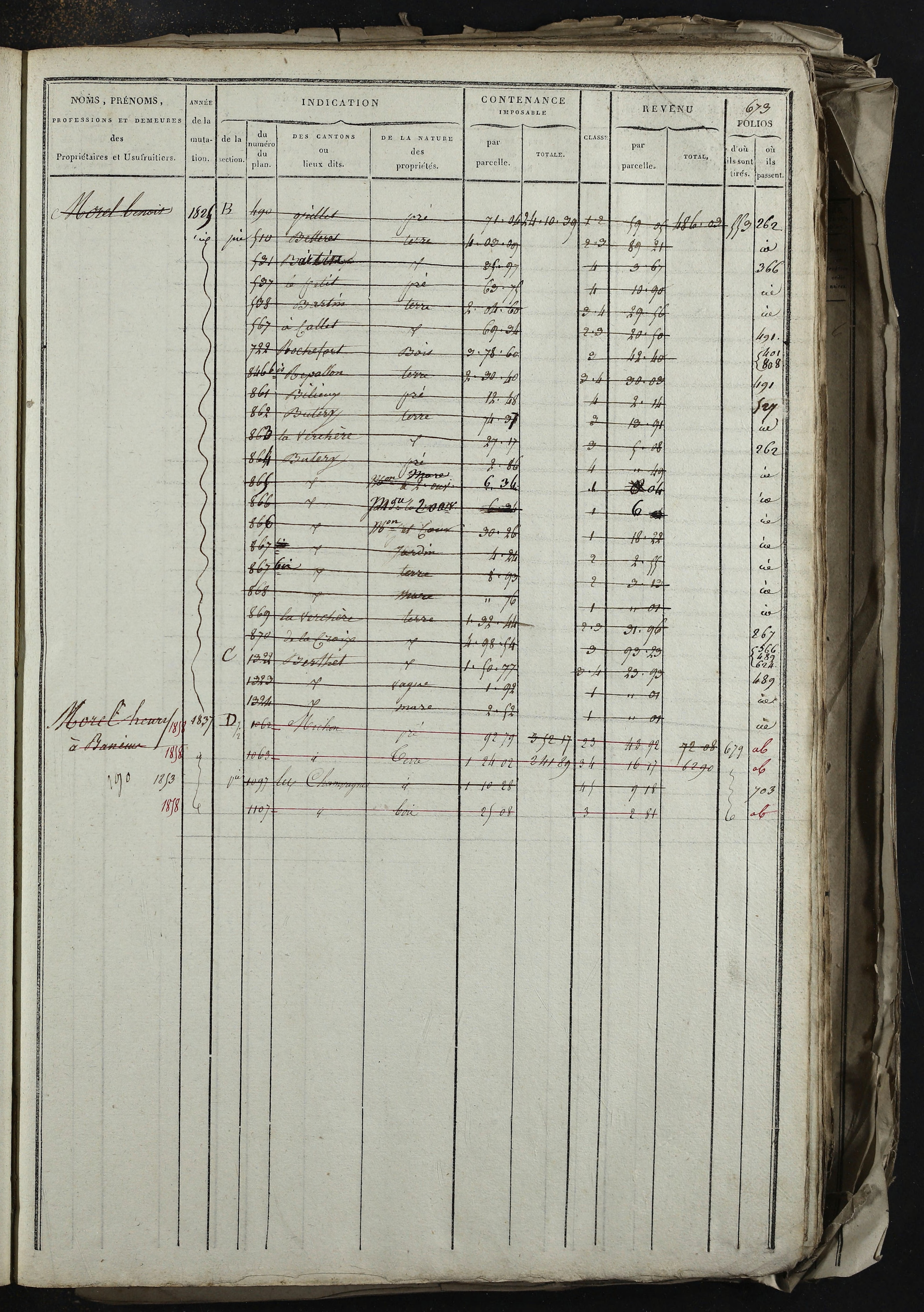 Relevant - 3 P 741 - 3 P 741 -  Folios 1 à 980  (1832-1846)