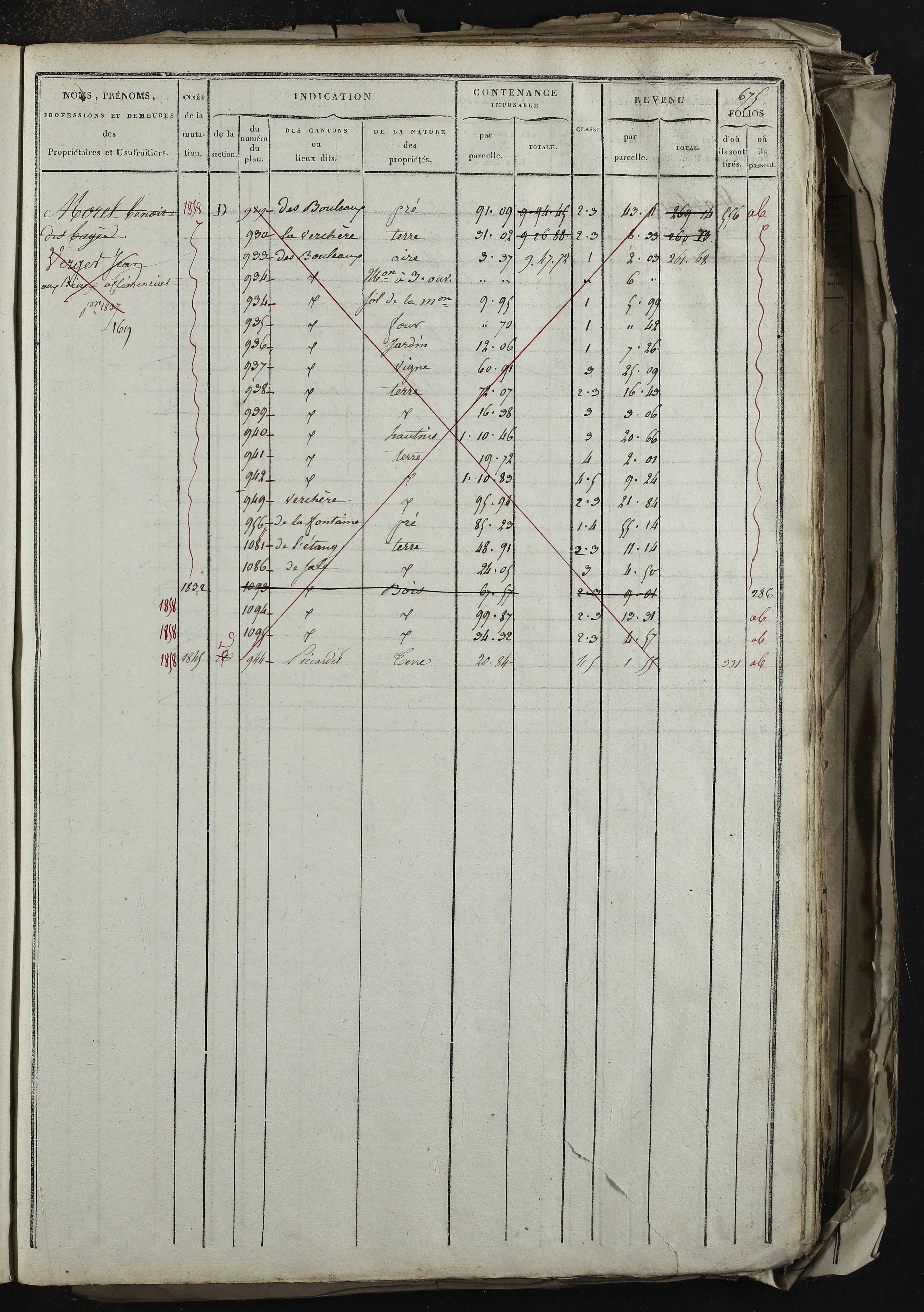 Relevant - 3 P 741 - 3 P 741 -  Folios 1 à 980  (1832-1846)