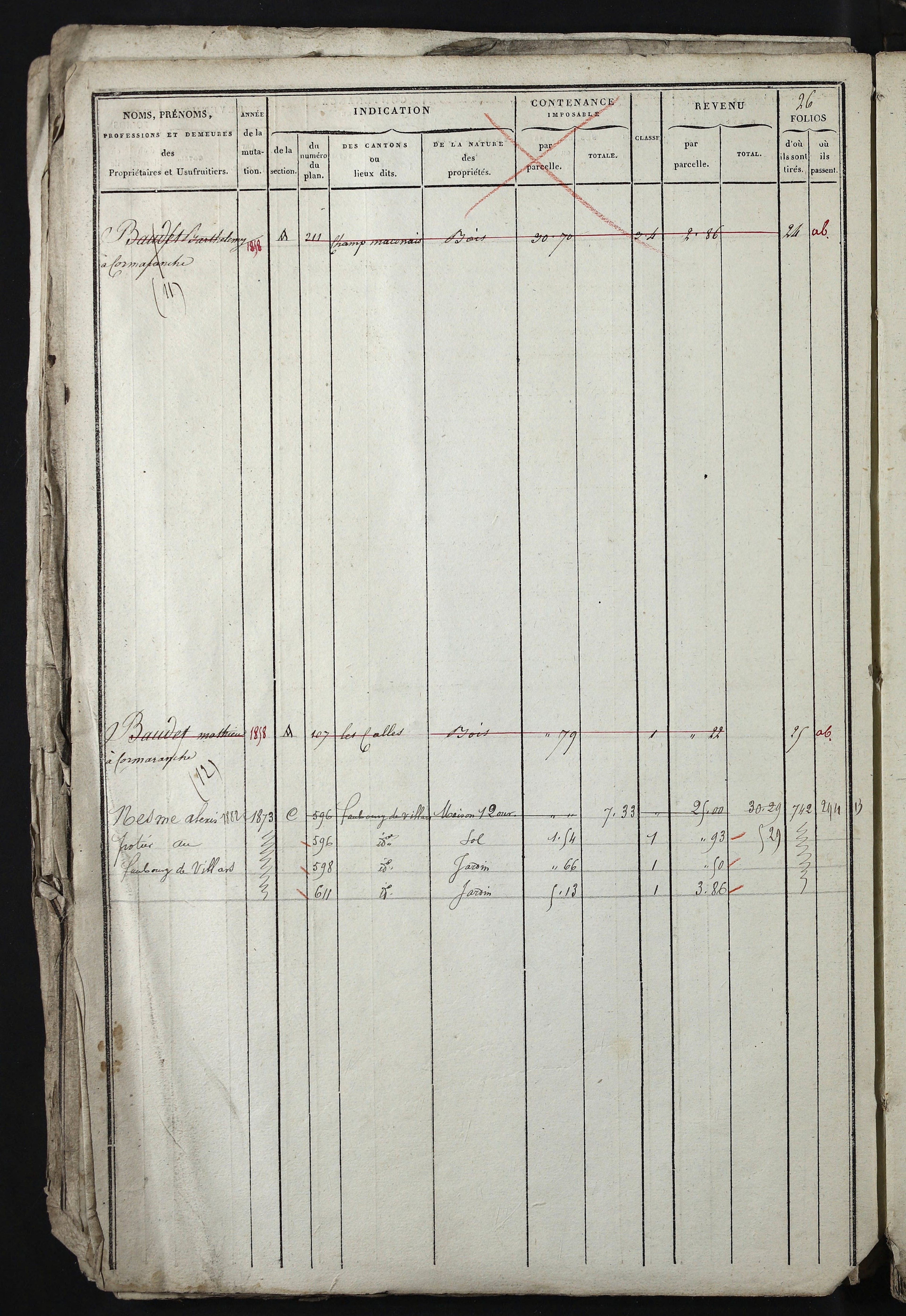 Relevant - 3 P 741 - 3 P 741 -  Folios 1 à 980  (1832-1846)