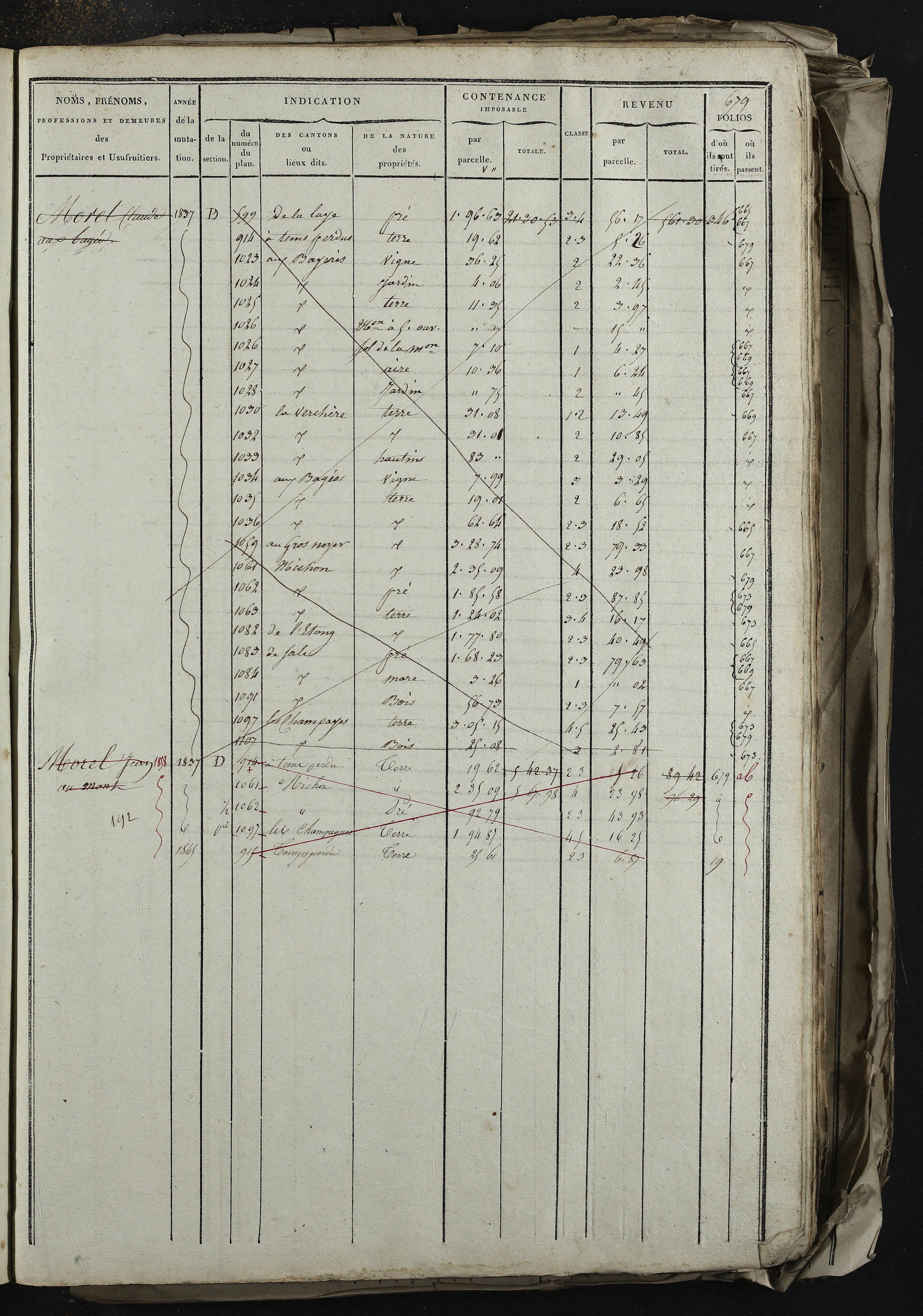 Relevant - 3 P 741 - 3 P 741 -  Folios 1 à 980  (1832-1846)