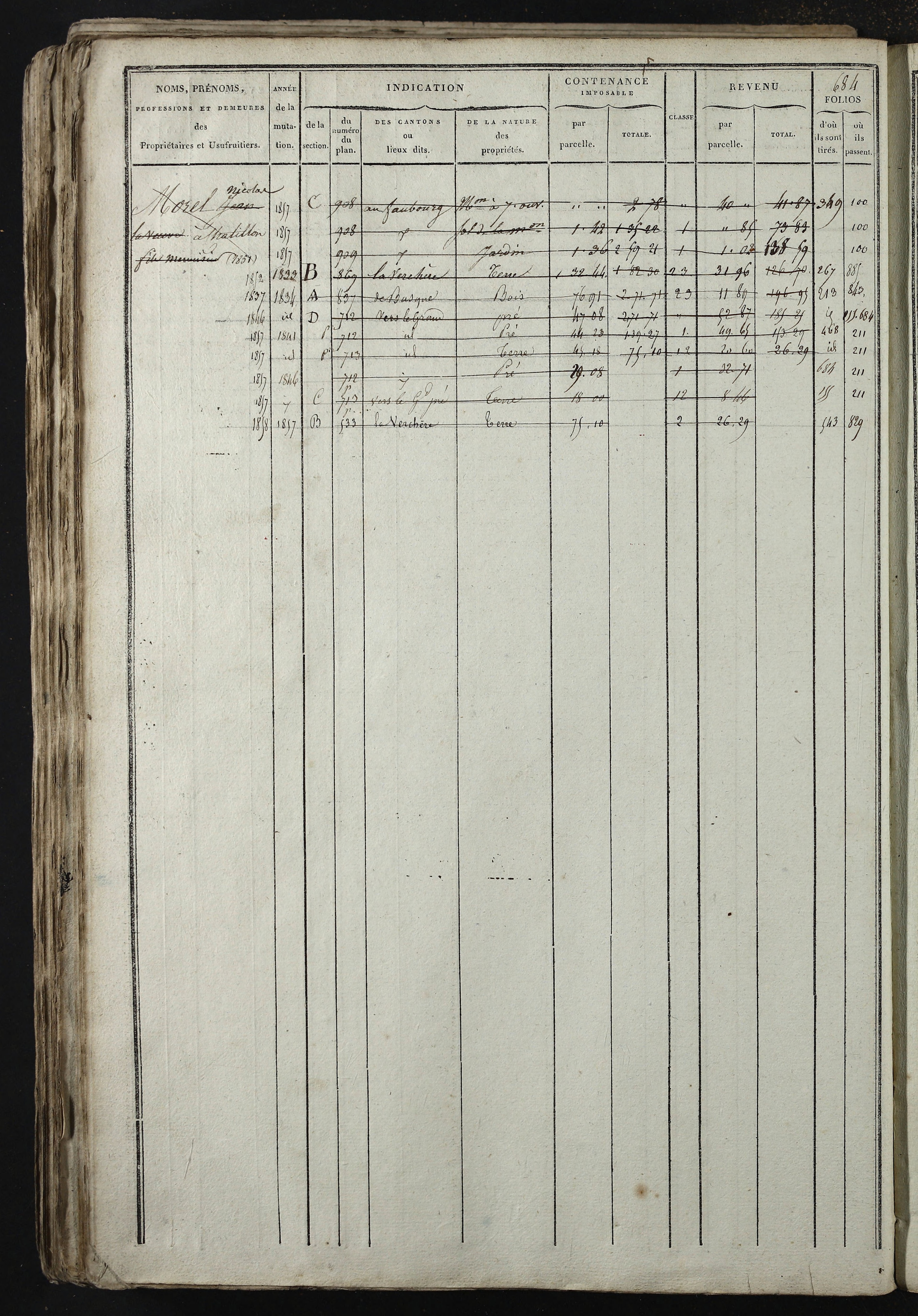 Relevant - 3 P 741 - 3 P 741 -  Folios 1 à 980  (1832-1846)