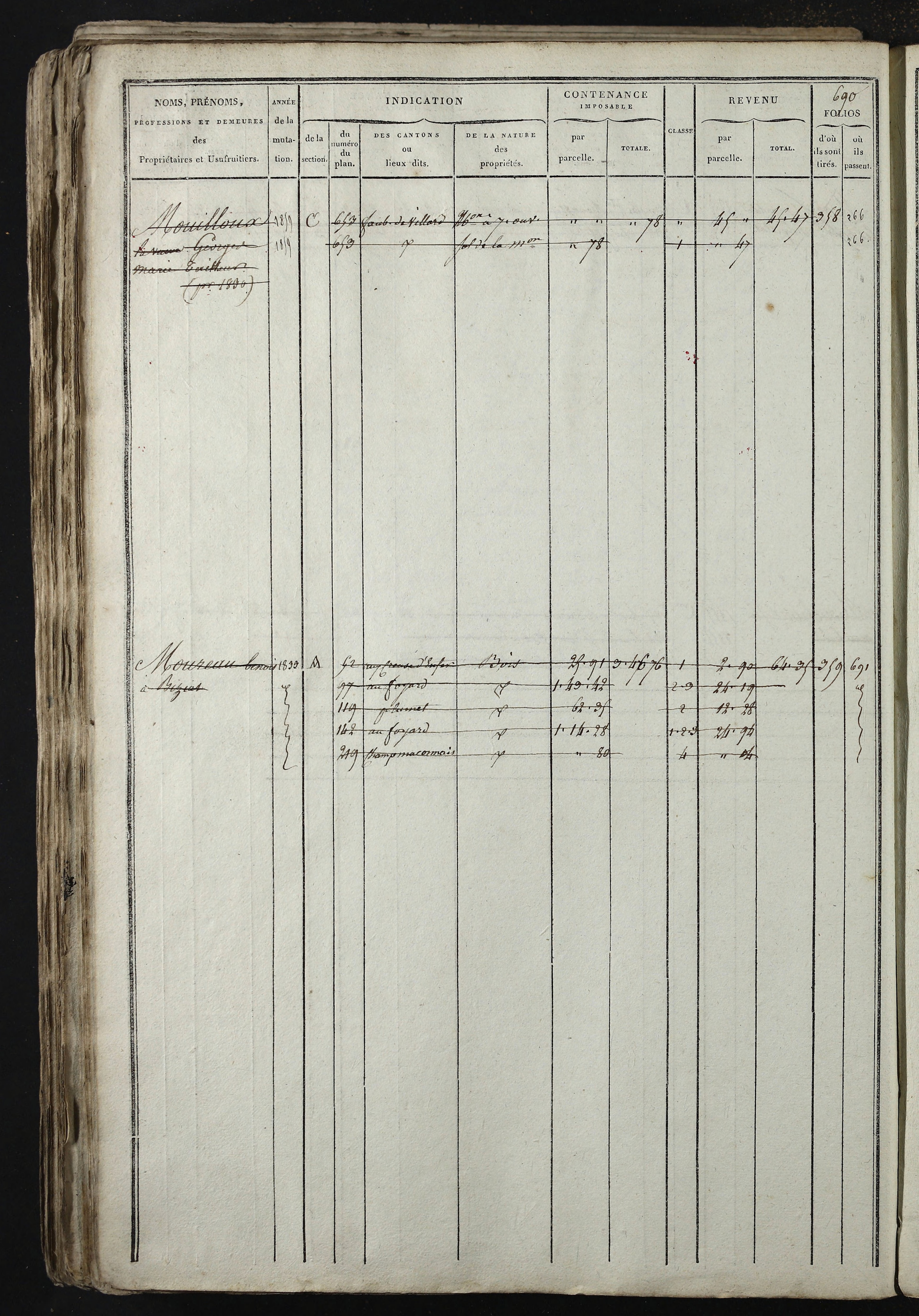 Relevant - 3 P 741 - 3 P 741 -  Folios 1 à 980  (1832-1846)