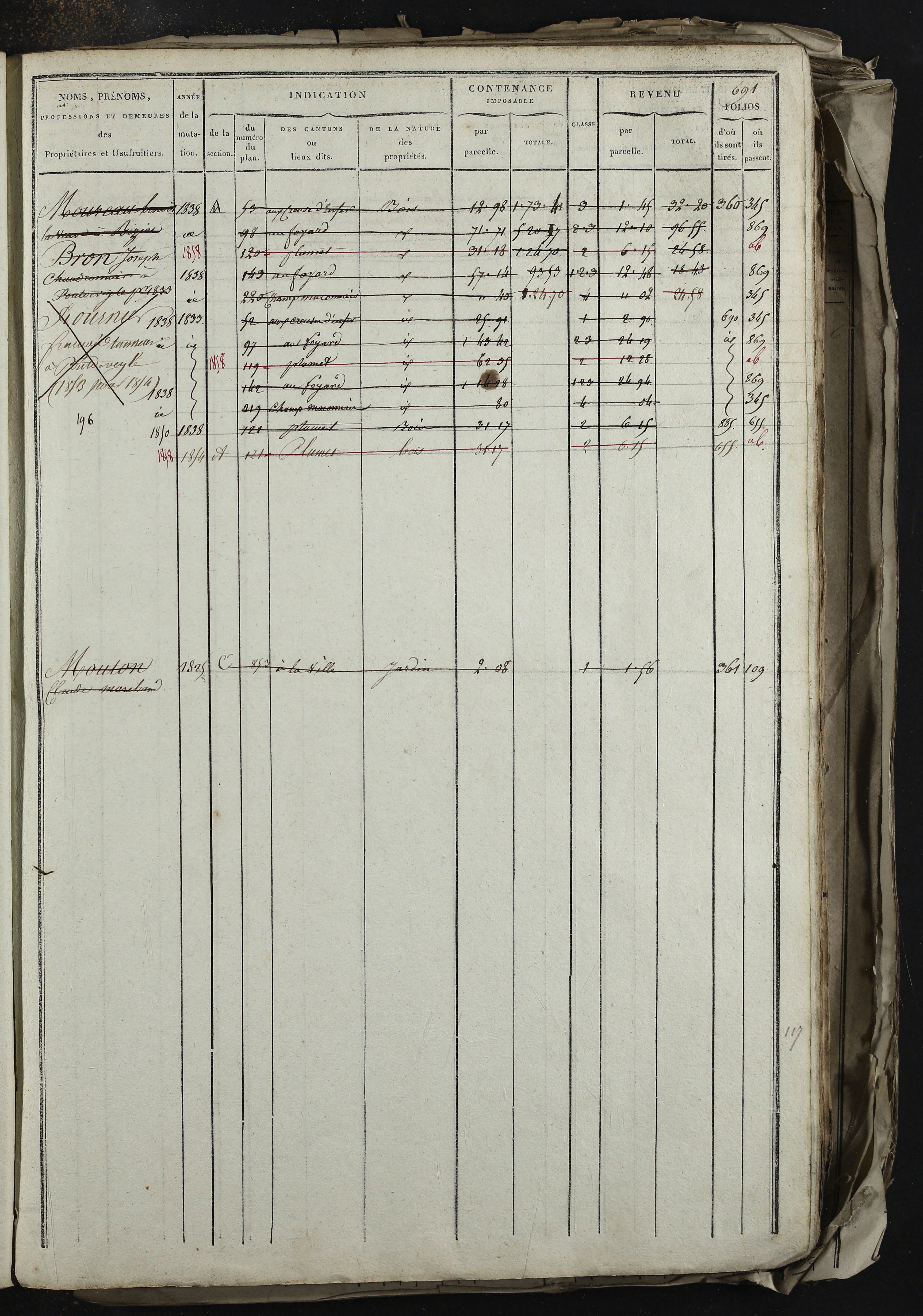 Relevant - 3 P 741 - 3 P 741 -  Folios 1 à 980  (1832-1846)