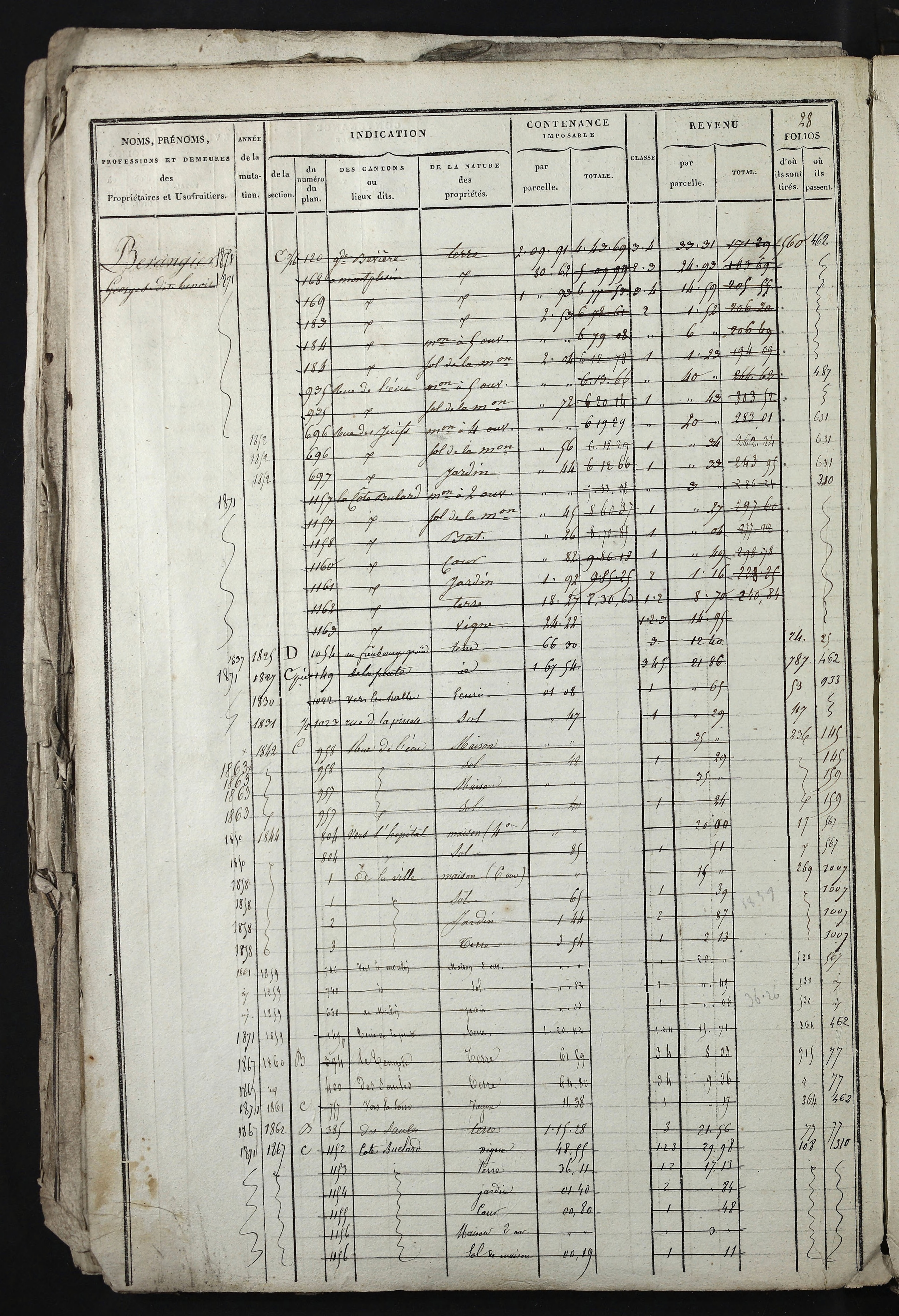 Relevant - 3 P 741 - 3 P 741 -  Folios 1 à 980  (1832-1846)