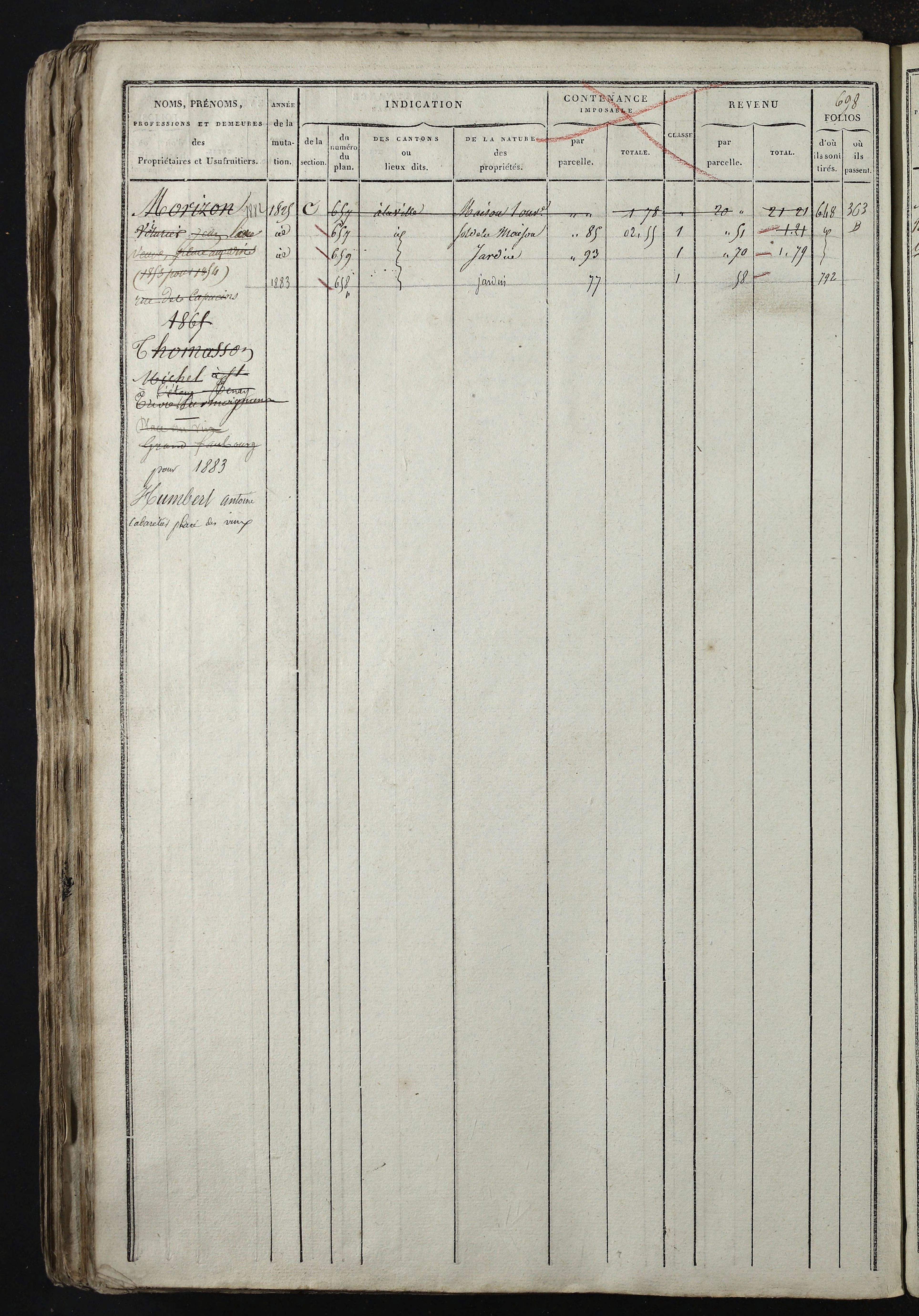 Relevant - 3 P 741 - 3 P 741 -  Folios 1 à 980  (1832-1846)