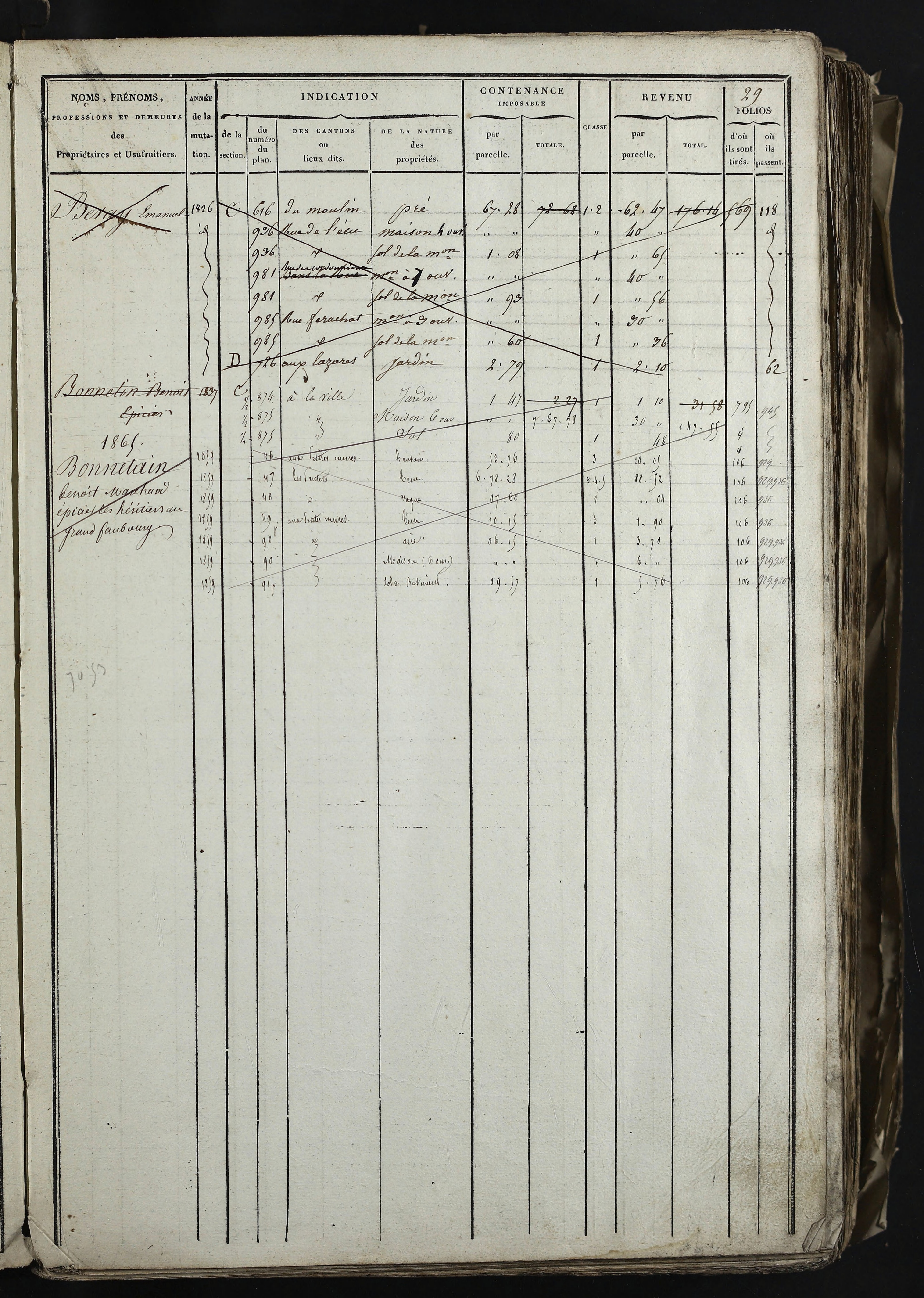 Relevant - 3 P 741 - 3 P 741 -  Folios 1 à 980  (1832-1846)
