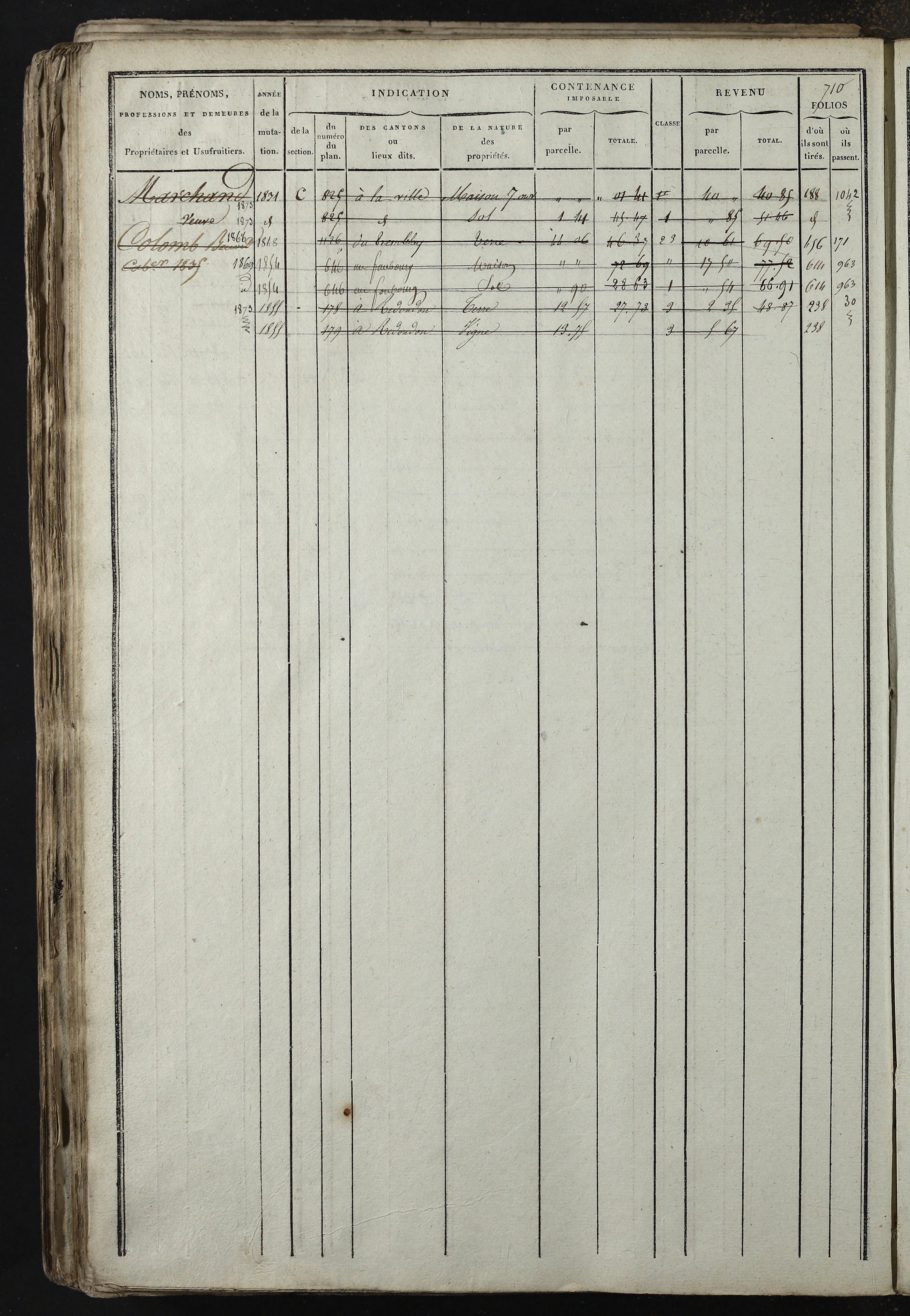 Relevant - 3 P 741 - 3 P 741 -  Folios 1 à 980  (1832-1846)