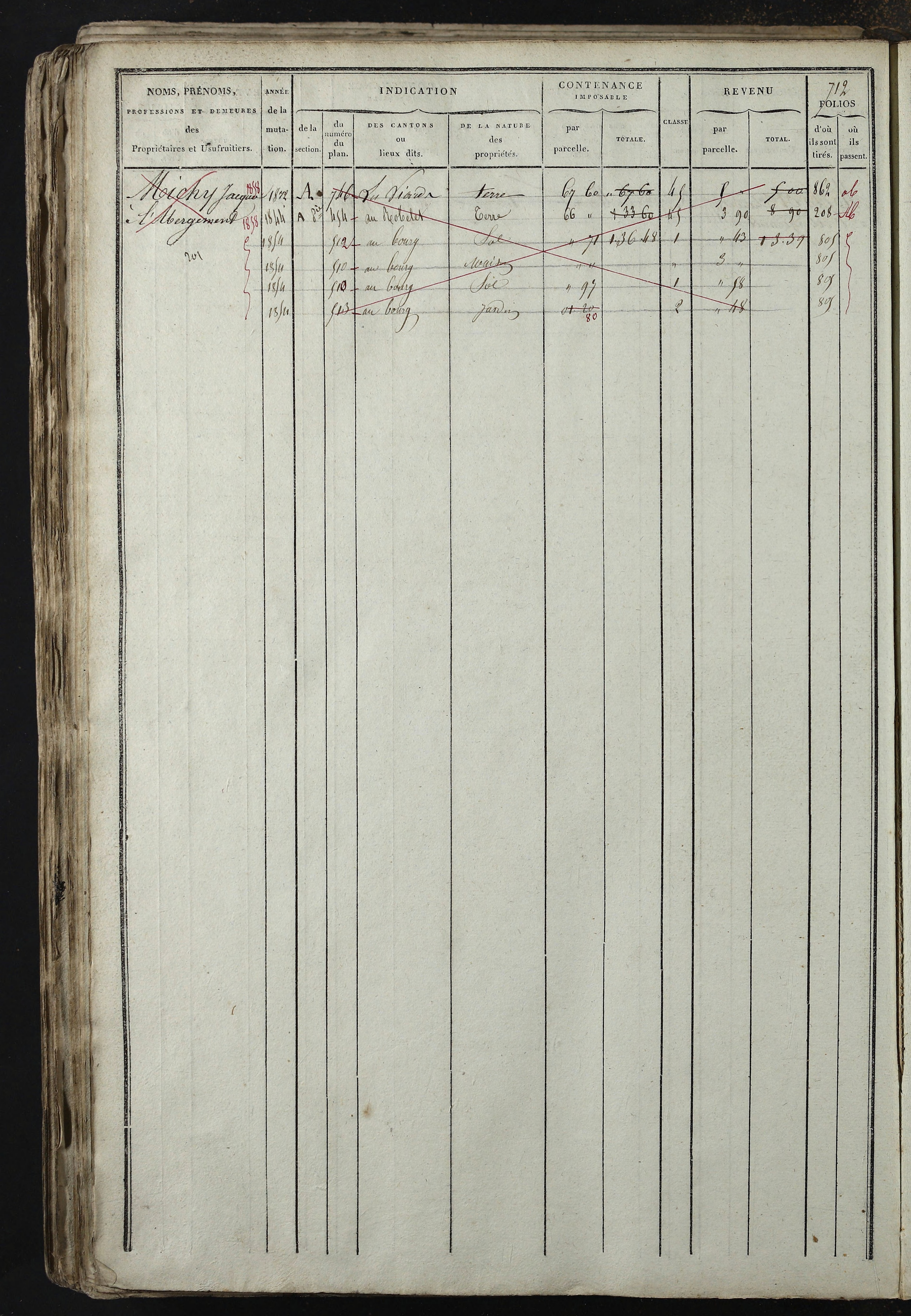 Relevant - 3 P 741 - 3 P 741 -  Folios 1 à 980  (1832-1846)