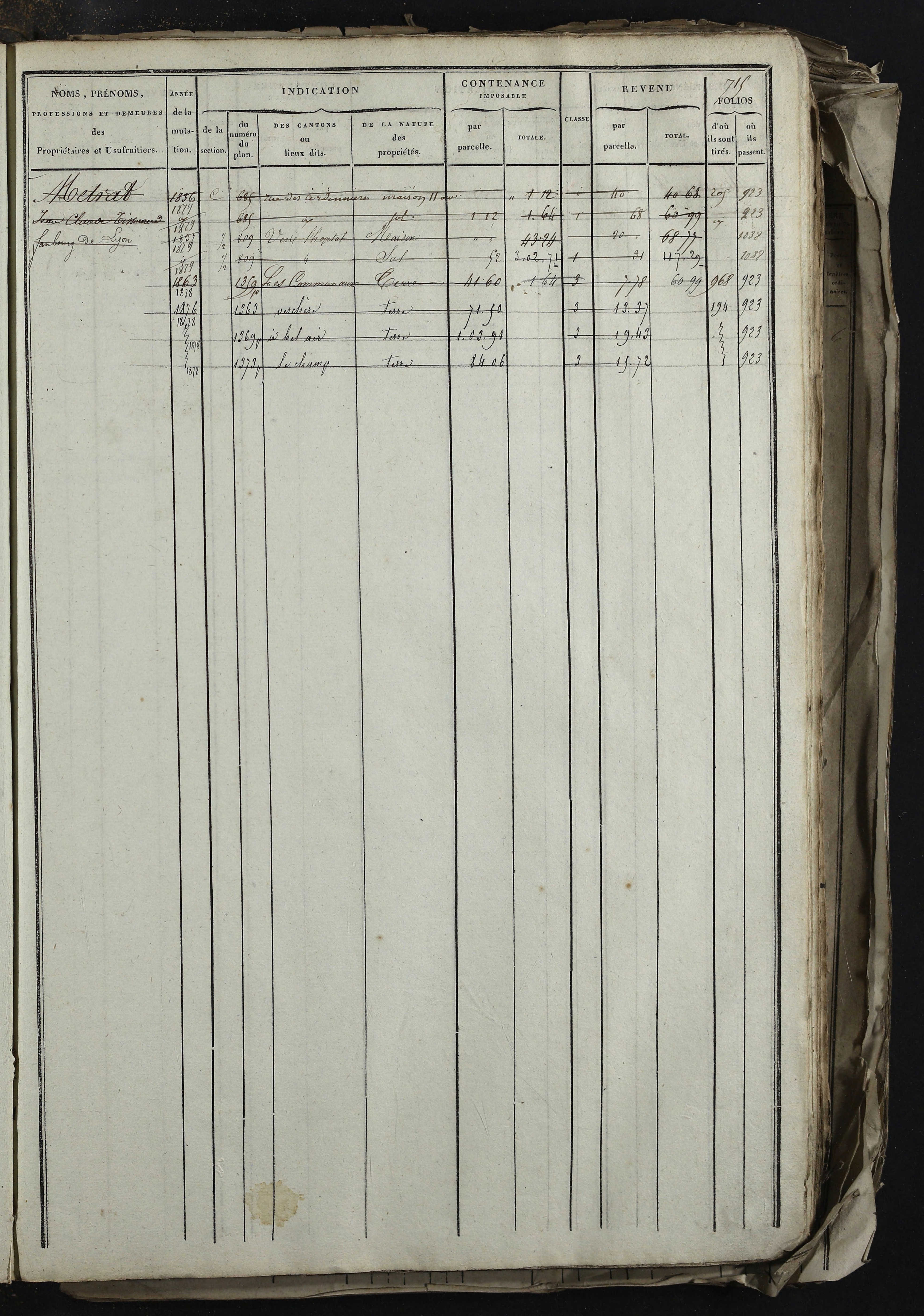 Relevant - 3 P 741 - 3 P 741 -  Folios 1 à 980  (1832-1846)