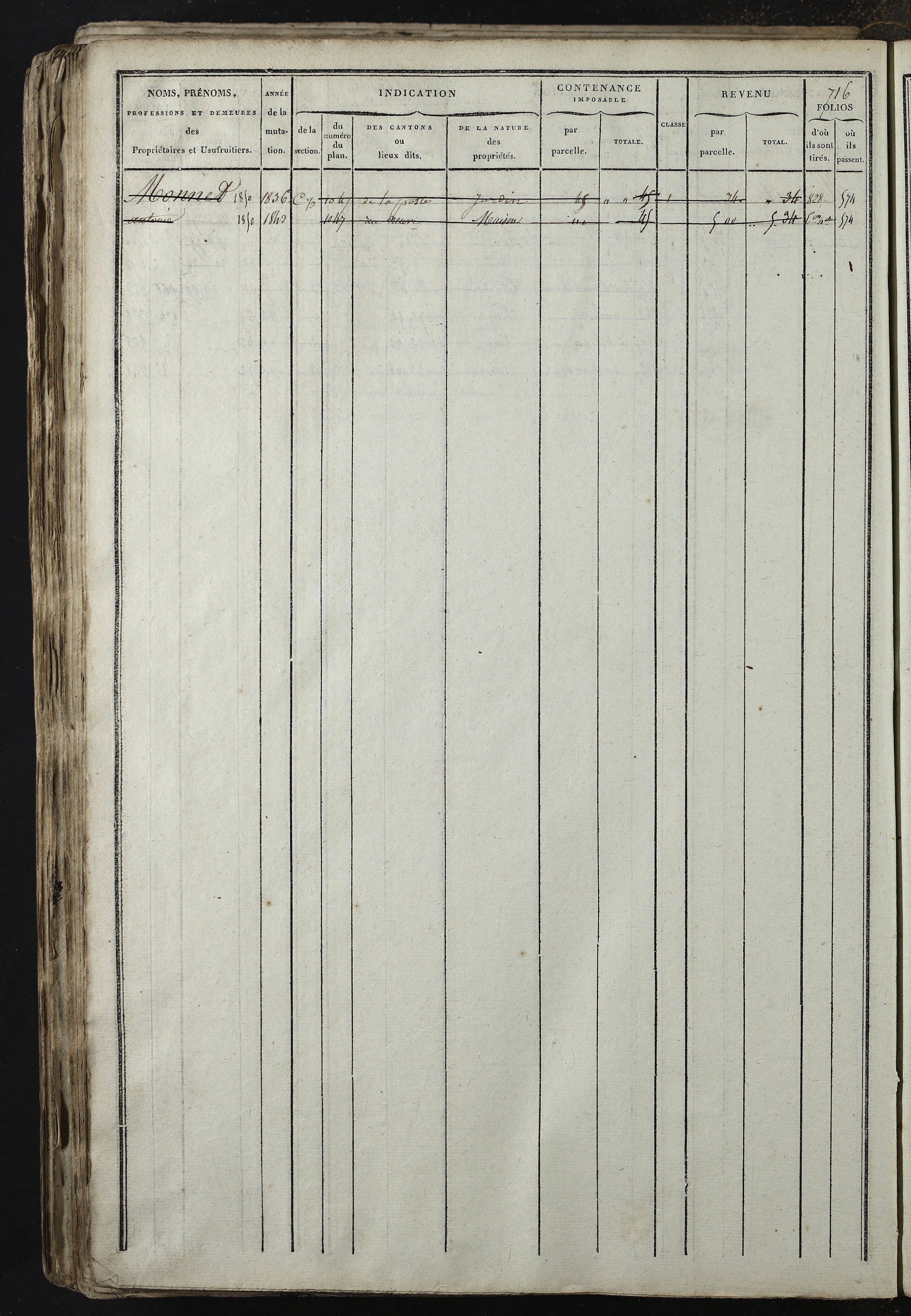 Relevant - 3 P 741 - 3 P 741 -  Folios 1 à 980  (1832-1846)