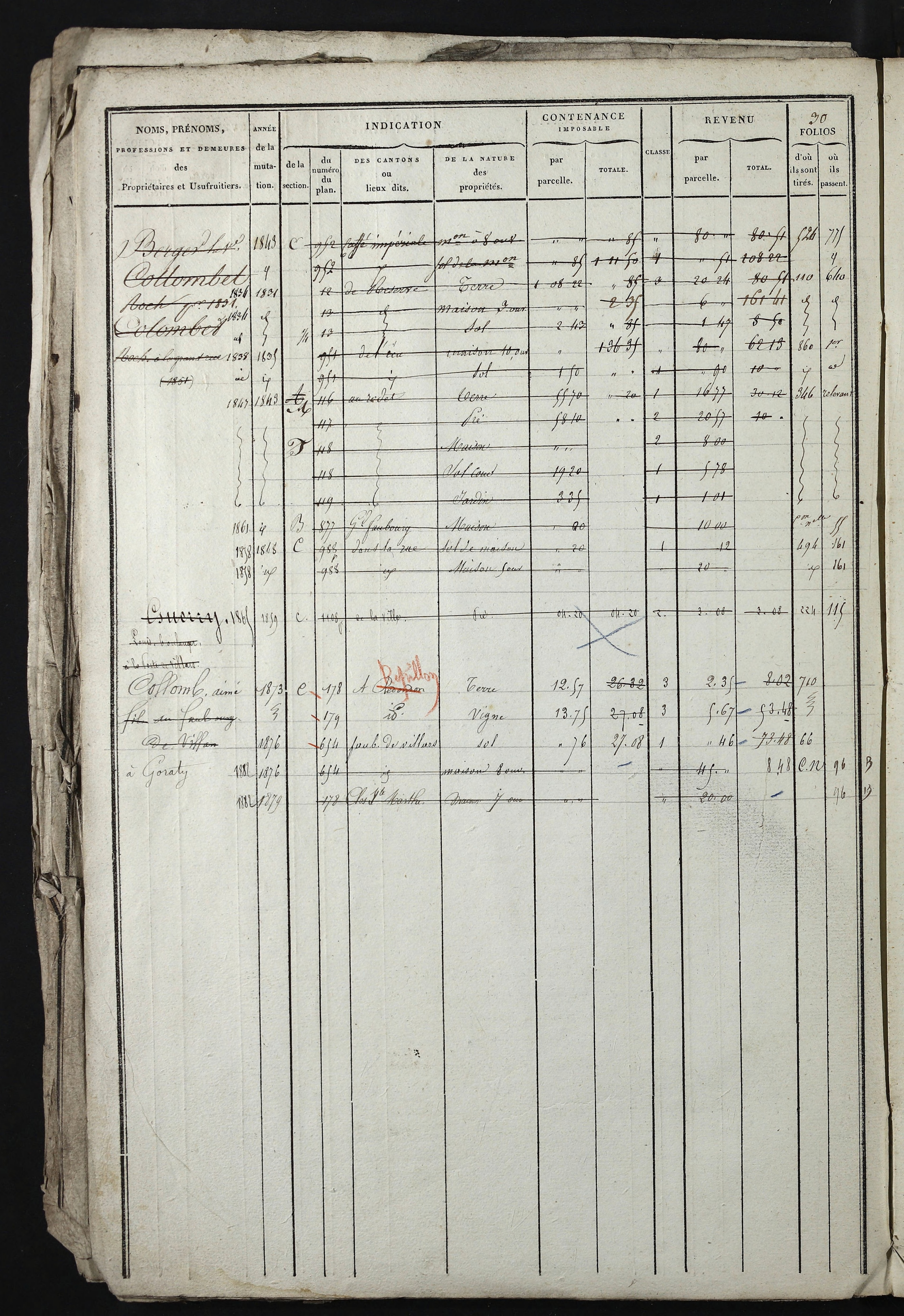 Relevant - 3 P 741 - 3 P 741 -  Folios 1 à 980  (1832-1846)