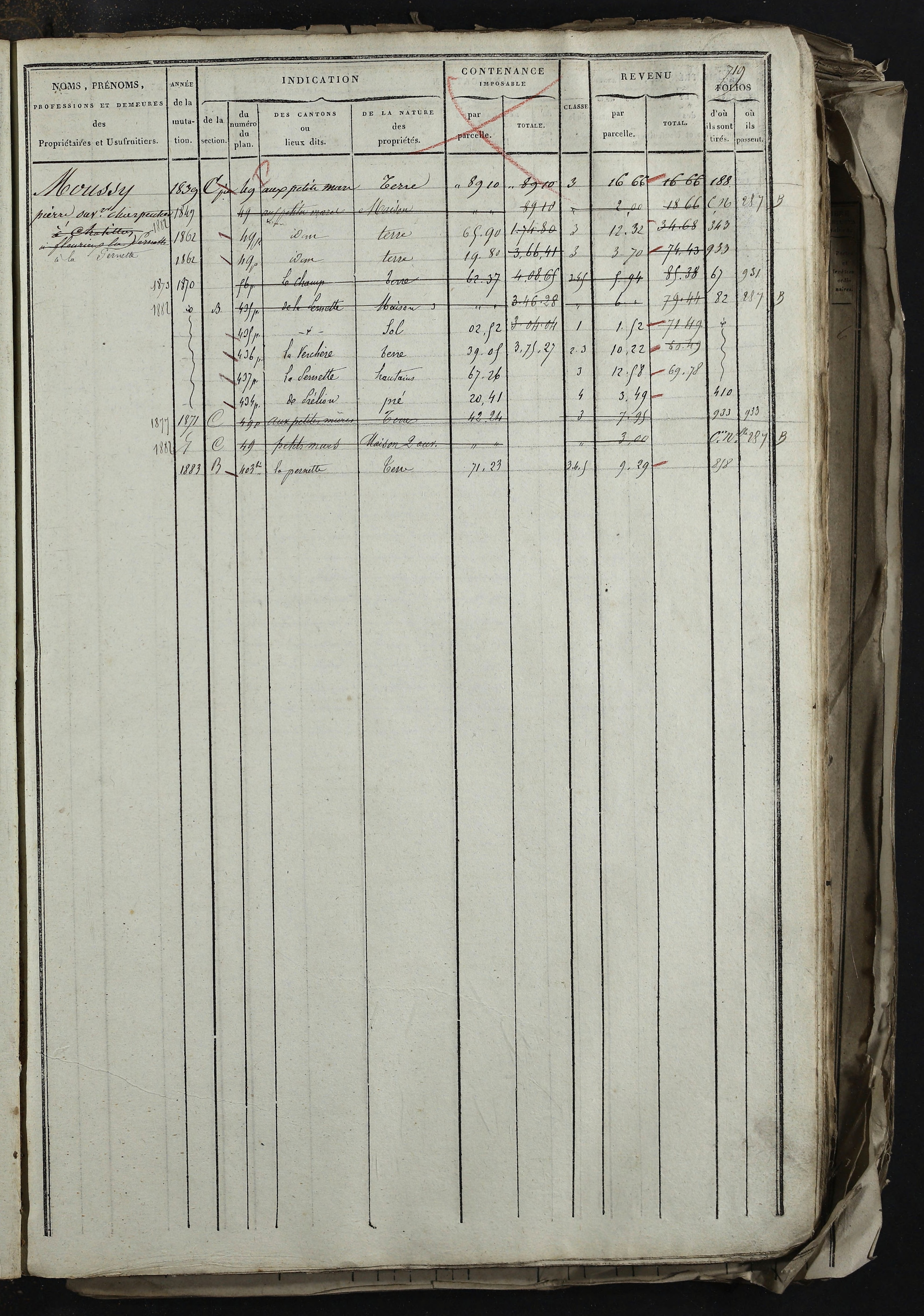 Relevant - 3 P 741 - 3 P 741 -  Folios 1 à 980  (1832-1846)