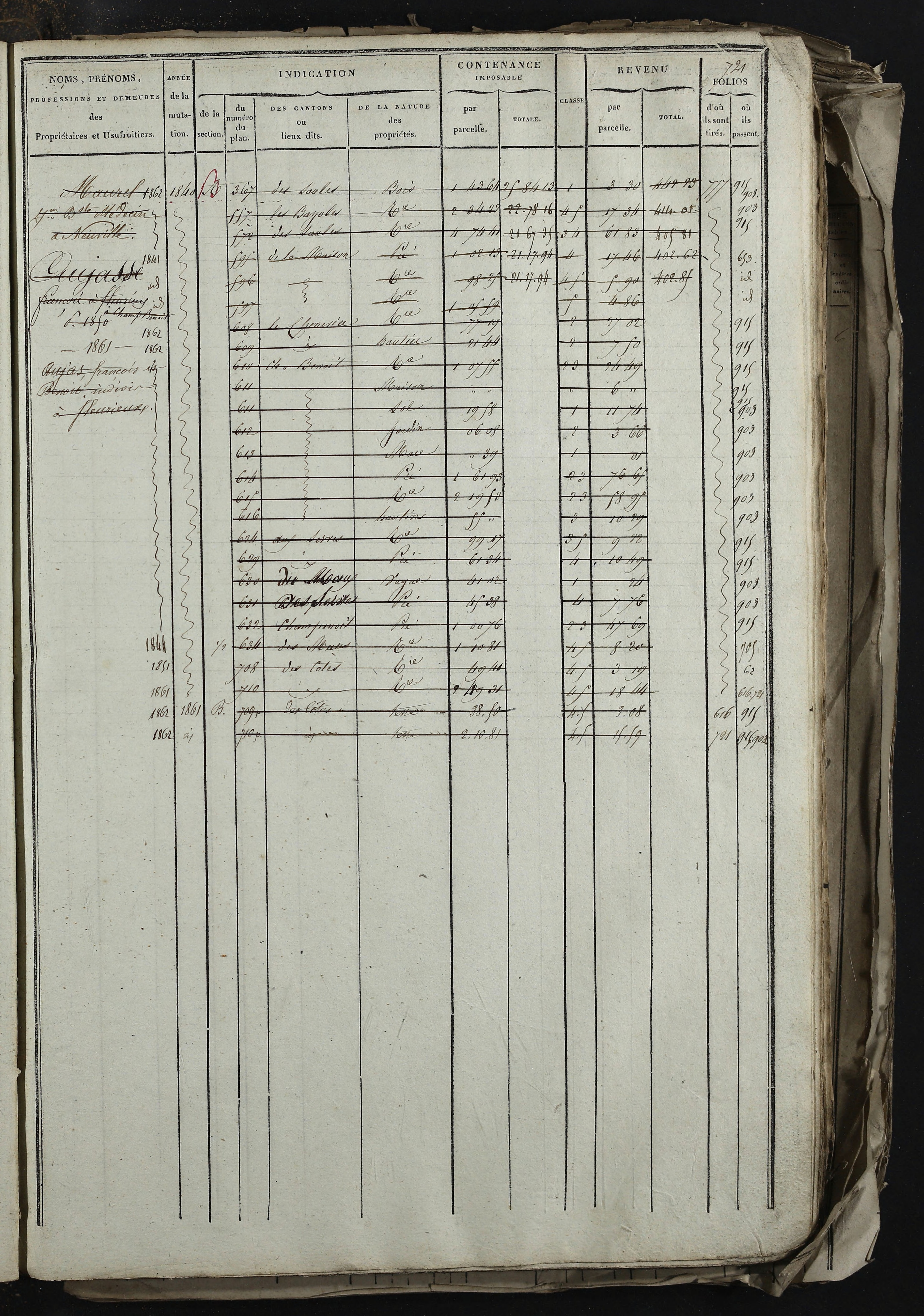 Relevant - 3 P 741 - 3 P 741 -  Folios 1 à 980  (1832-1846)