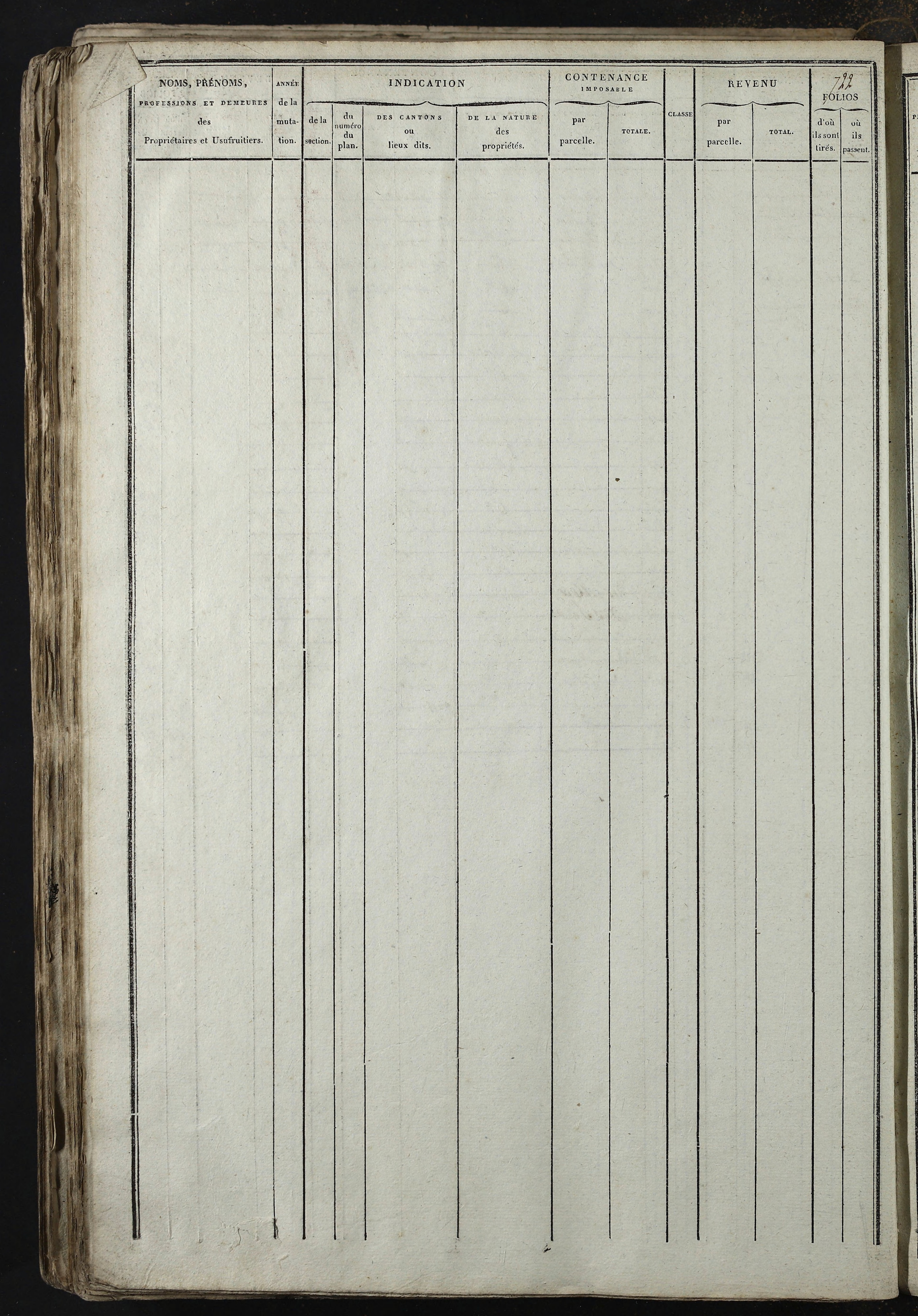 Relevant - 3 P 741 - 3 P 741 -  Folios 1 à 980  (1832-1846)