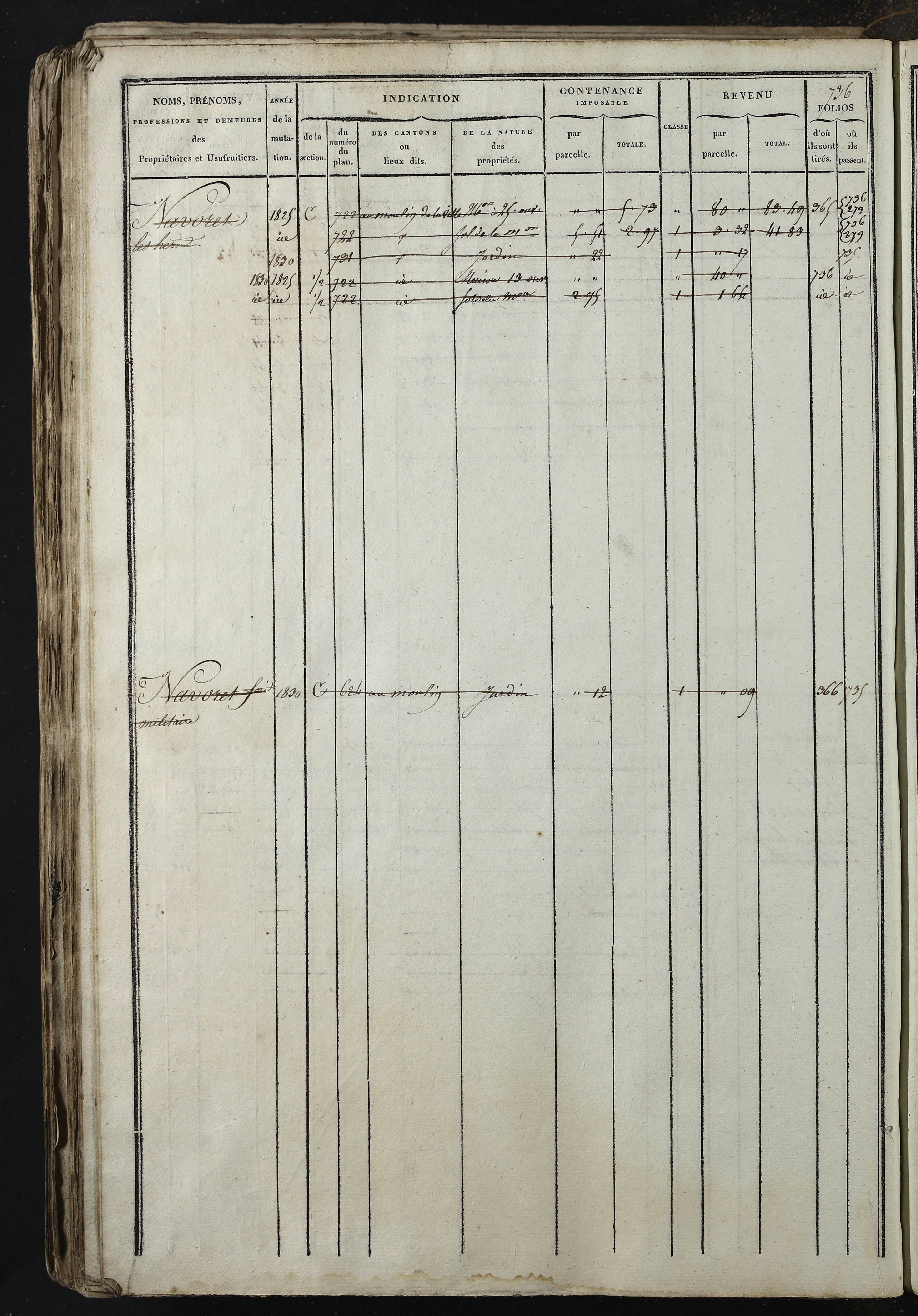 Relevant - 3 P 741 - 3 P 741 -  Folios 1 à 980  (1832-1846)