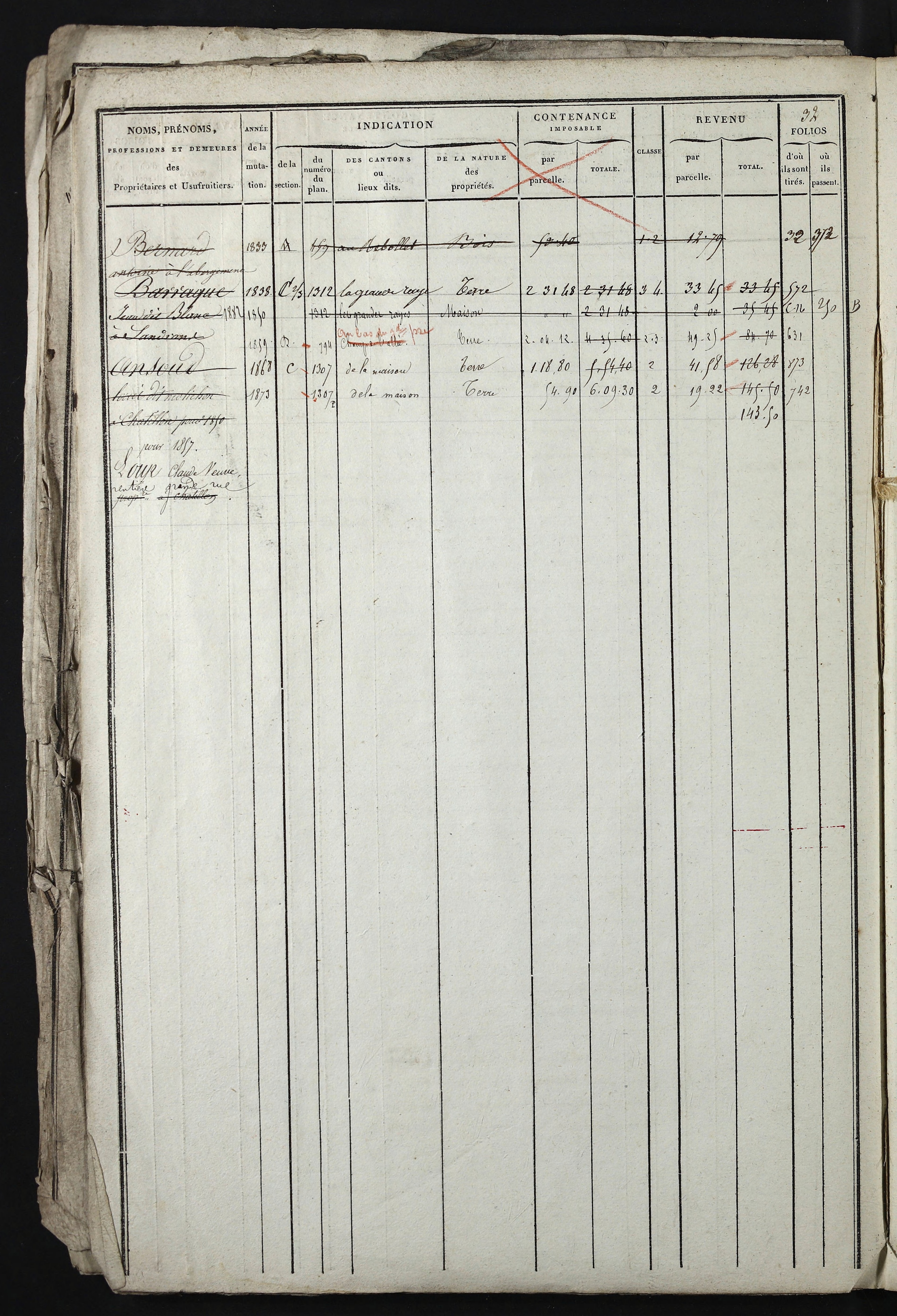 Relevant - 3 P 741 - 3 P 741 -  Folios 1 à 980  (1832-1846)