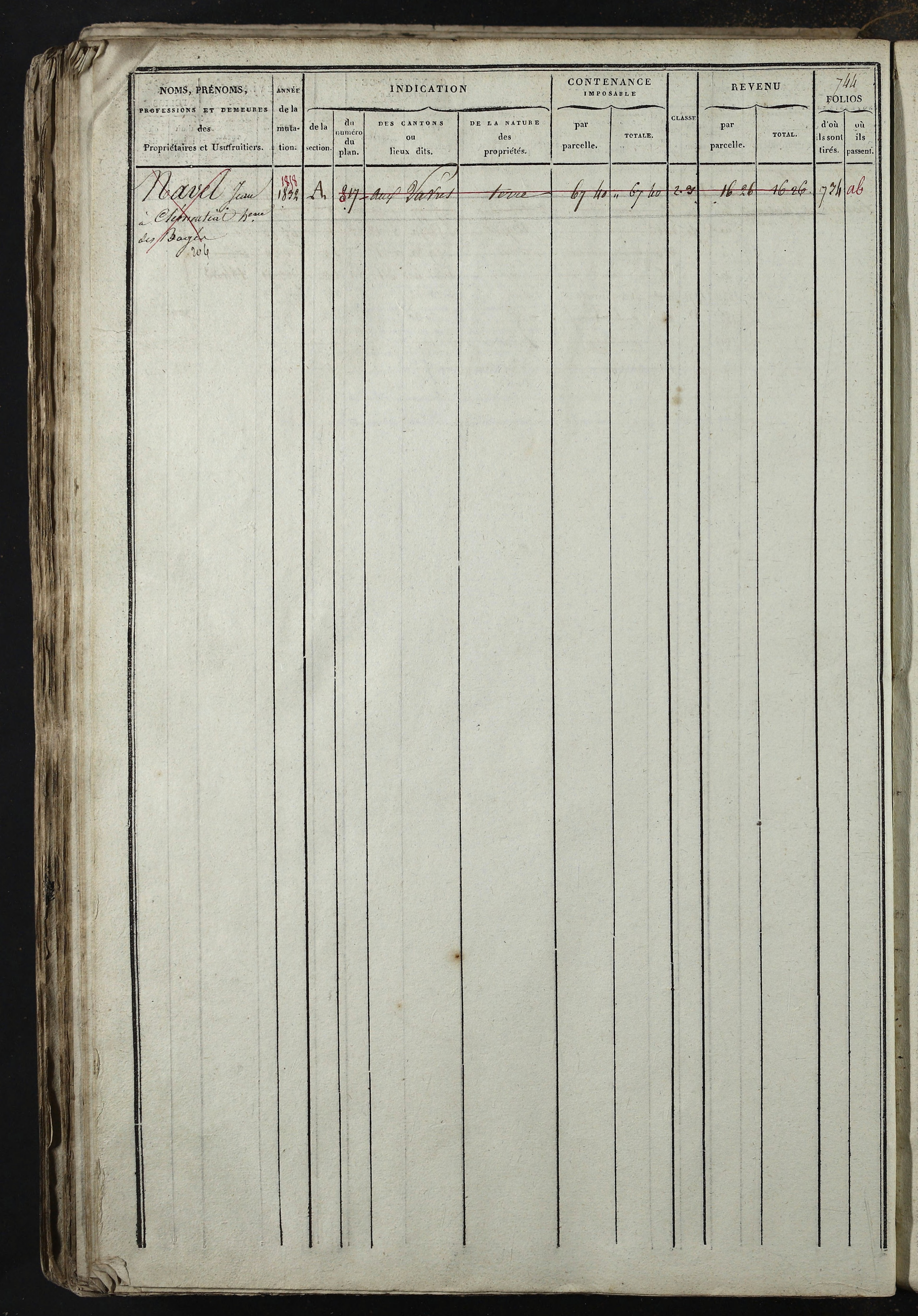 Relevant - 3 P 741 - 3 P 741 -  Folios 1 à 980  (1832-1846)