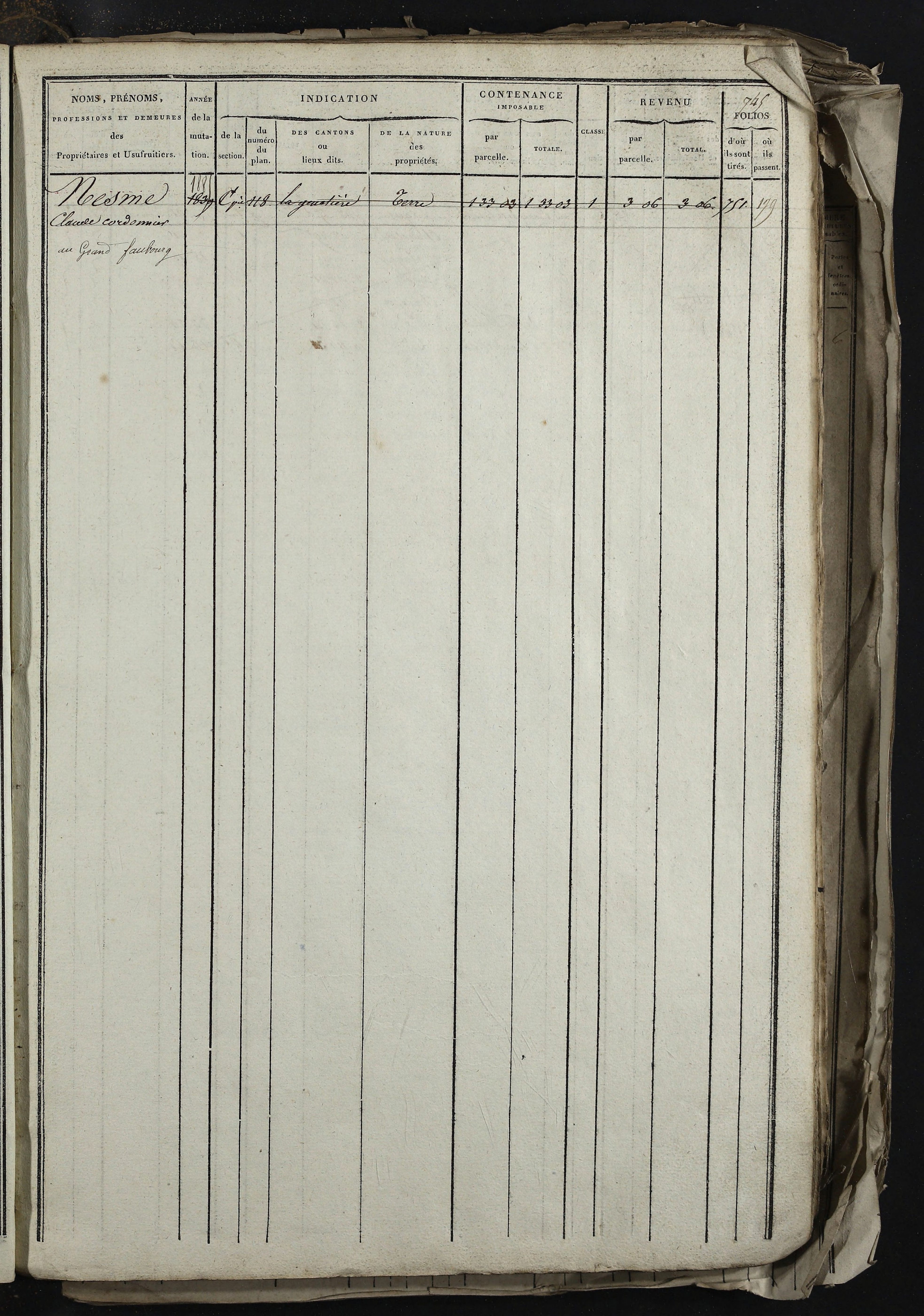 Relevant - 3 P 741 - 3 P 741 -  Folios 1 à 980  (1832-1846)
