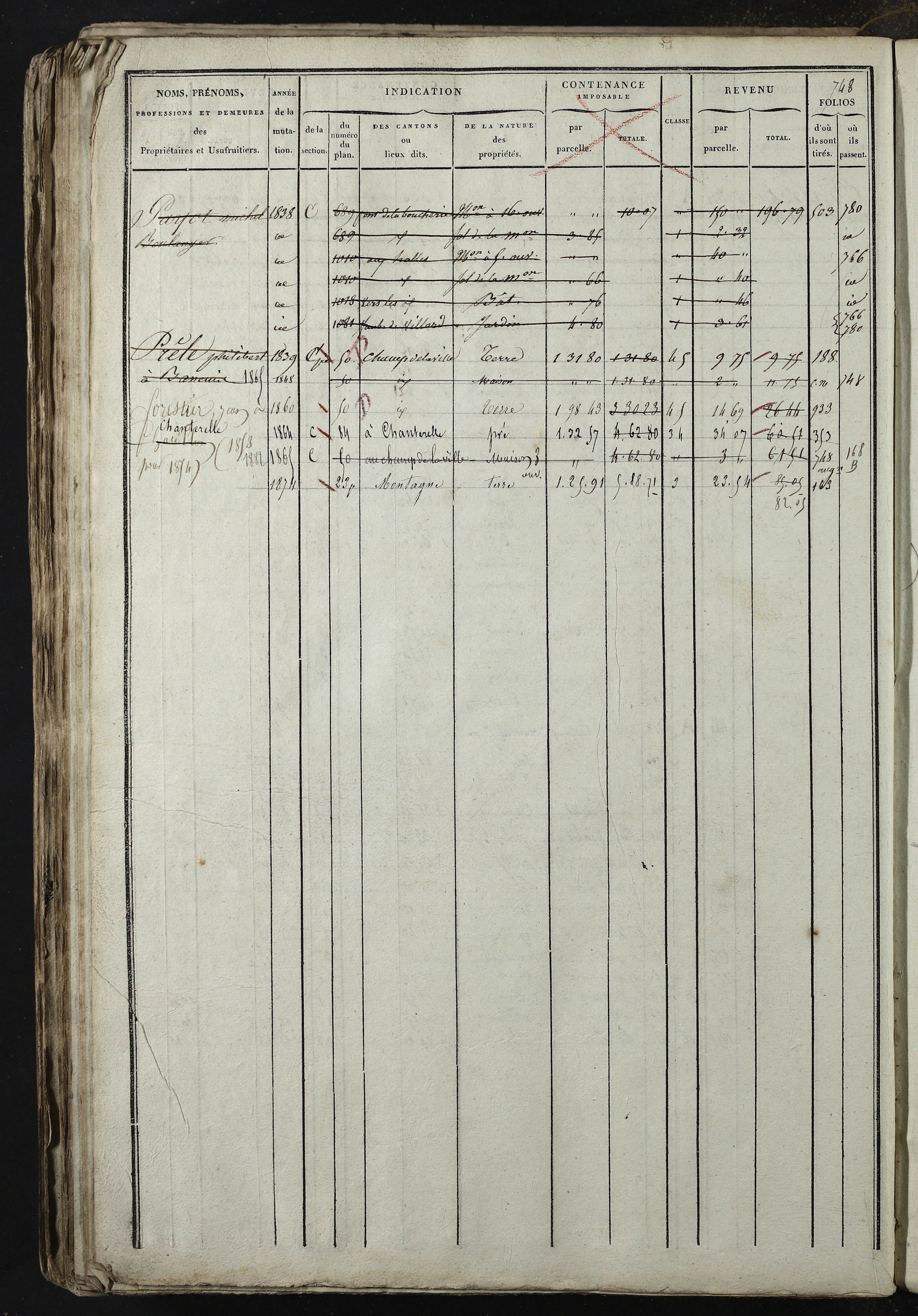 Relevant - 3 P 741 - 3 P 741 -  Folios 1 à 980  (1832-1846)