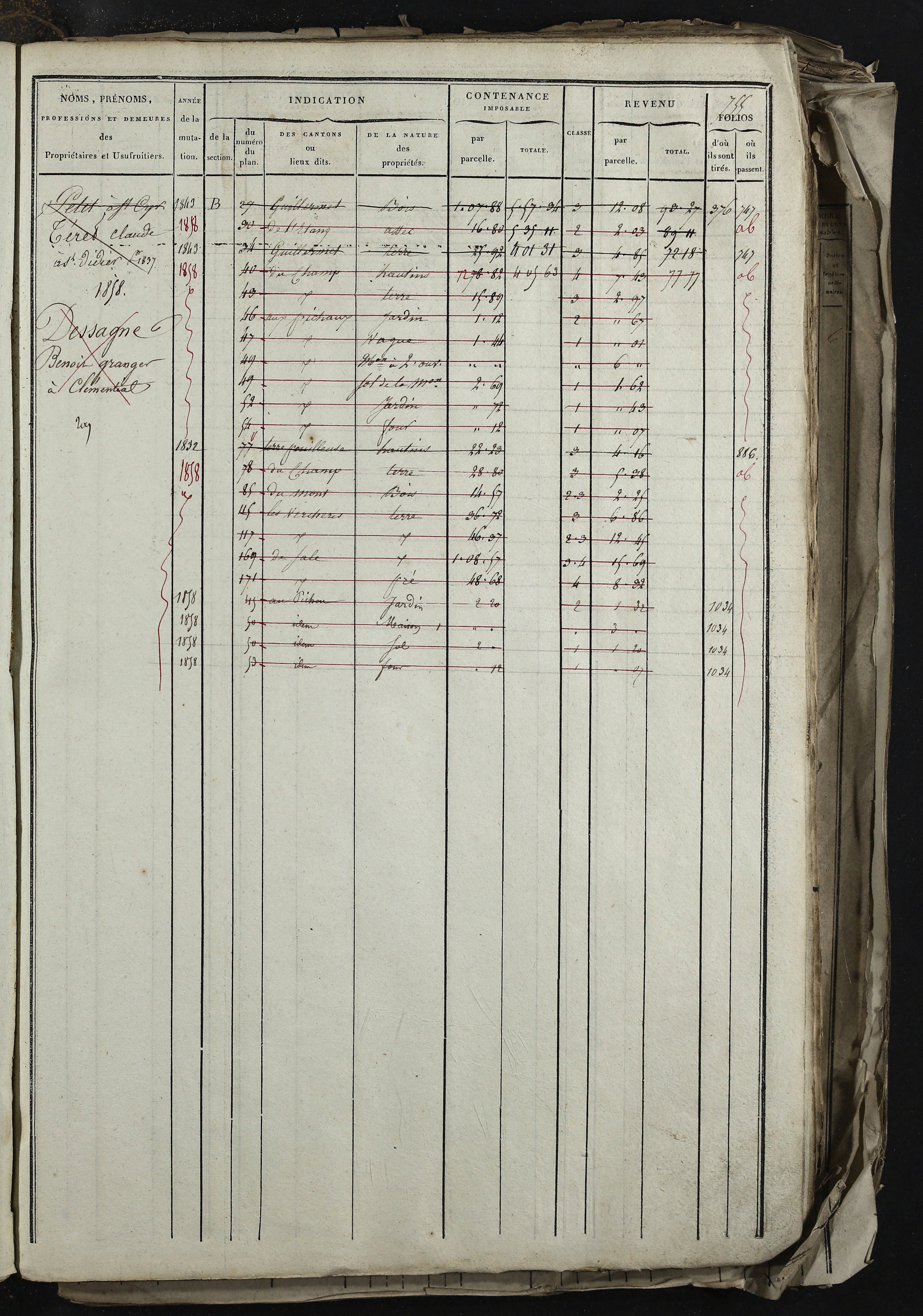 Relevant - 3 P 741 - 3 P 741 -  Folios 1 à 980  (1832-1846)