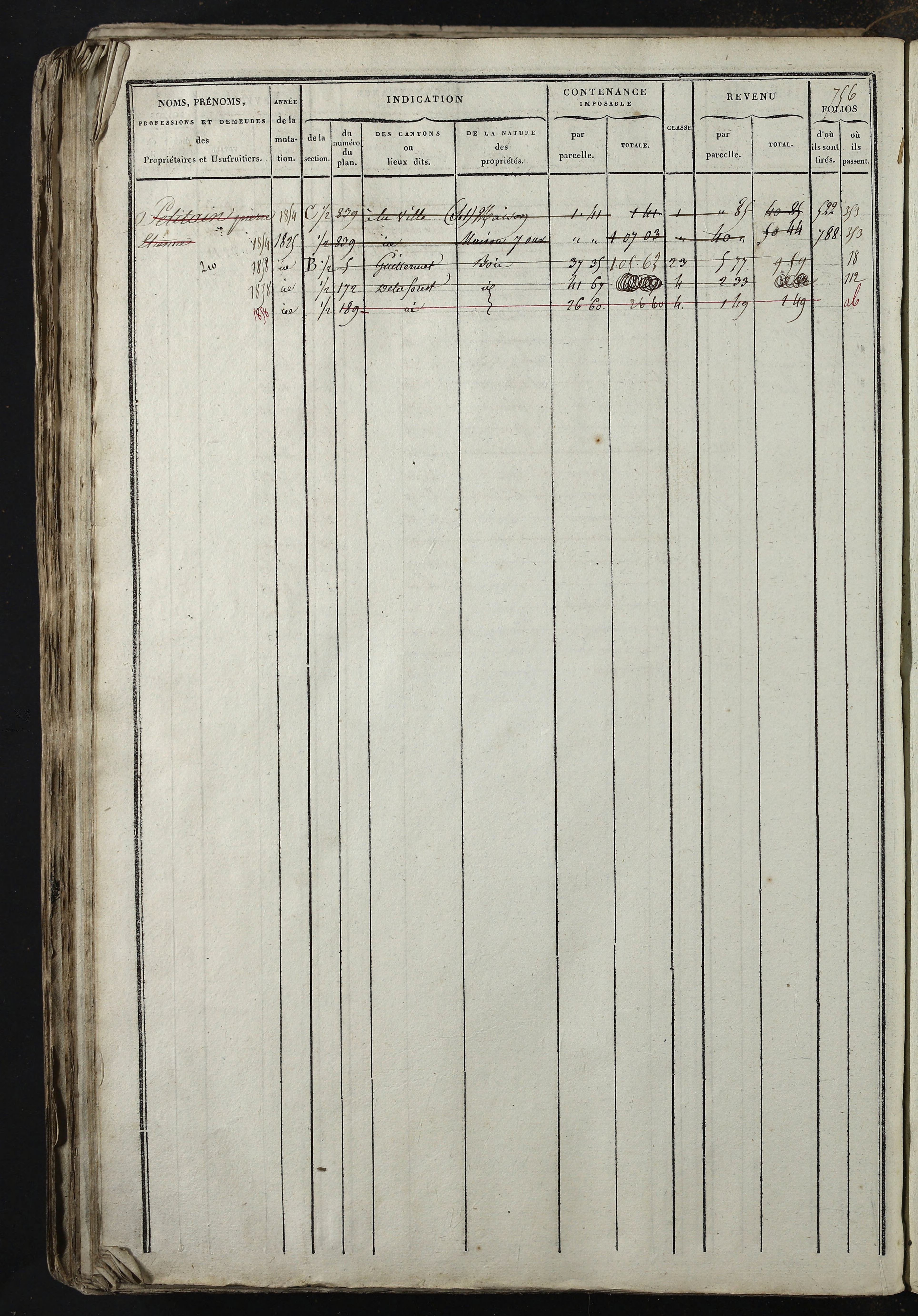Relevant - 3 P 741 - 3 P 741 -  Folios 1 à 980  (1832-1846)